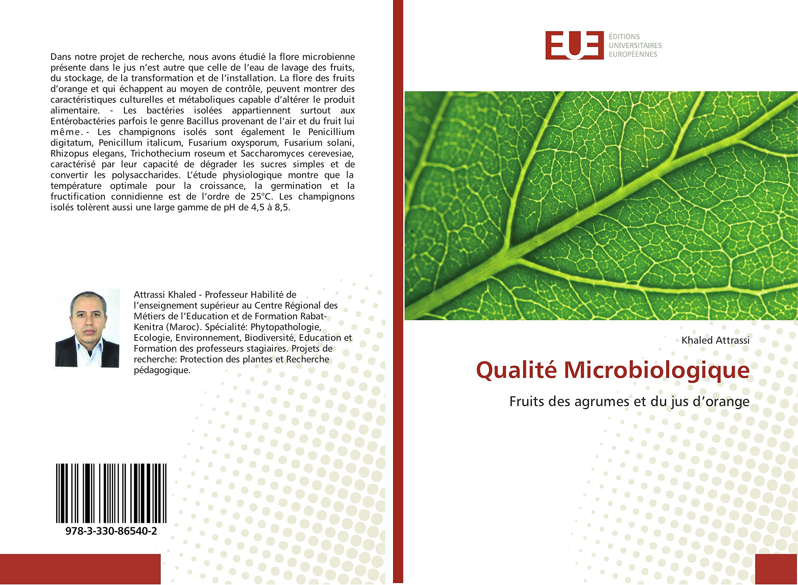 Qualité Microbiologique: Fruits des agrumes et du jus d’orange book
