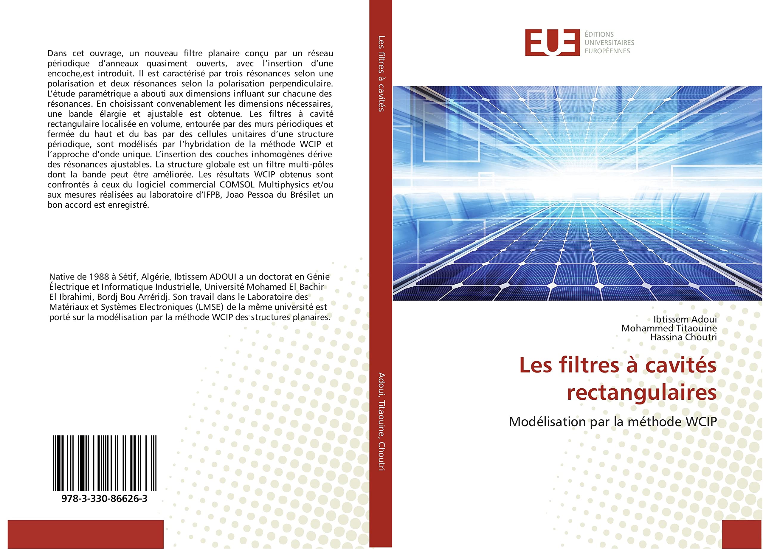 Les filtres à cavités rectangulaires: Modélisation par la méthode WCIP book