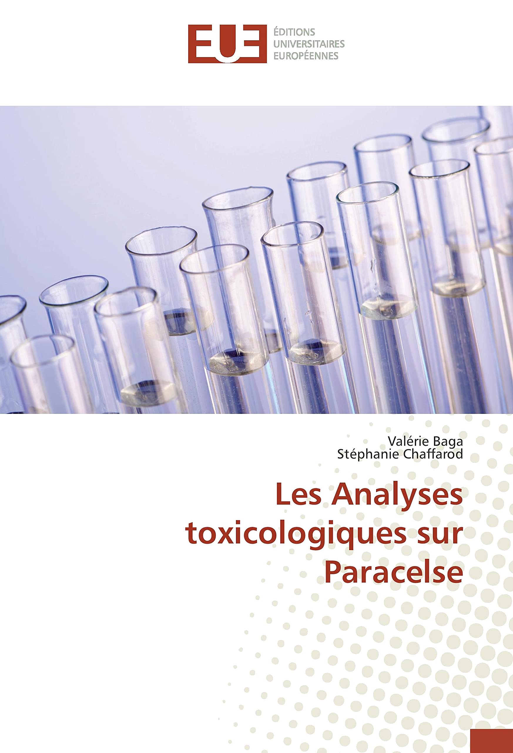 Les Analyses toxicologiques sur Paracelse book