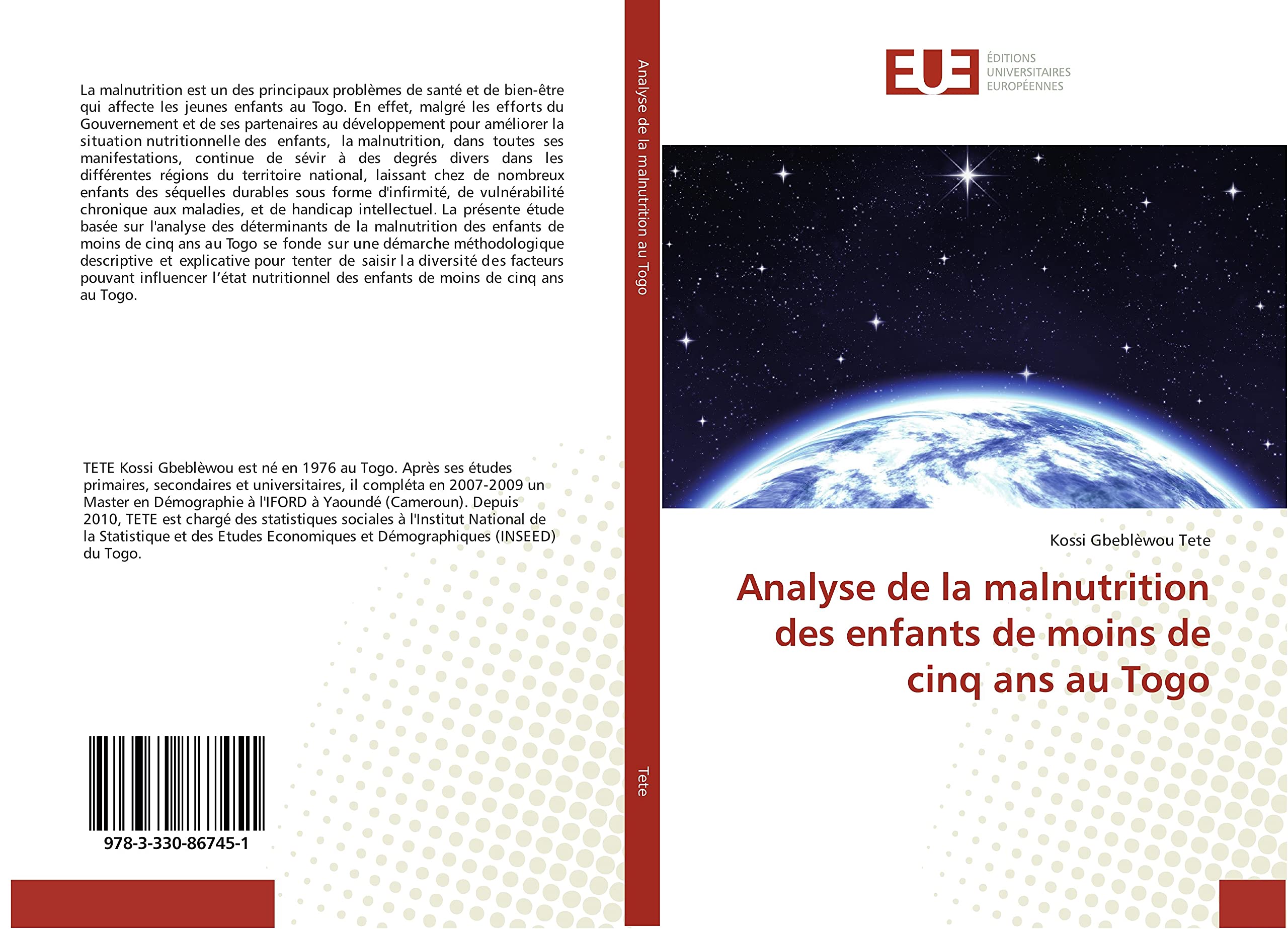 Analyse de la malnutrition des enfants de moins de cinq ans au Togo book