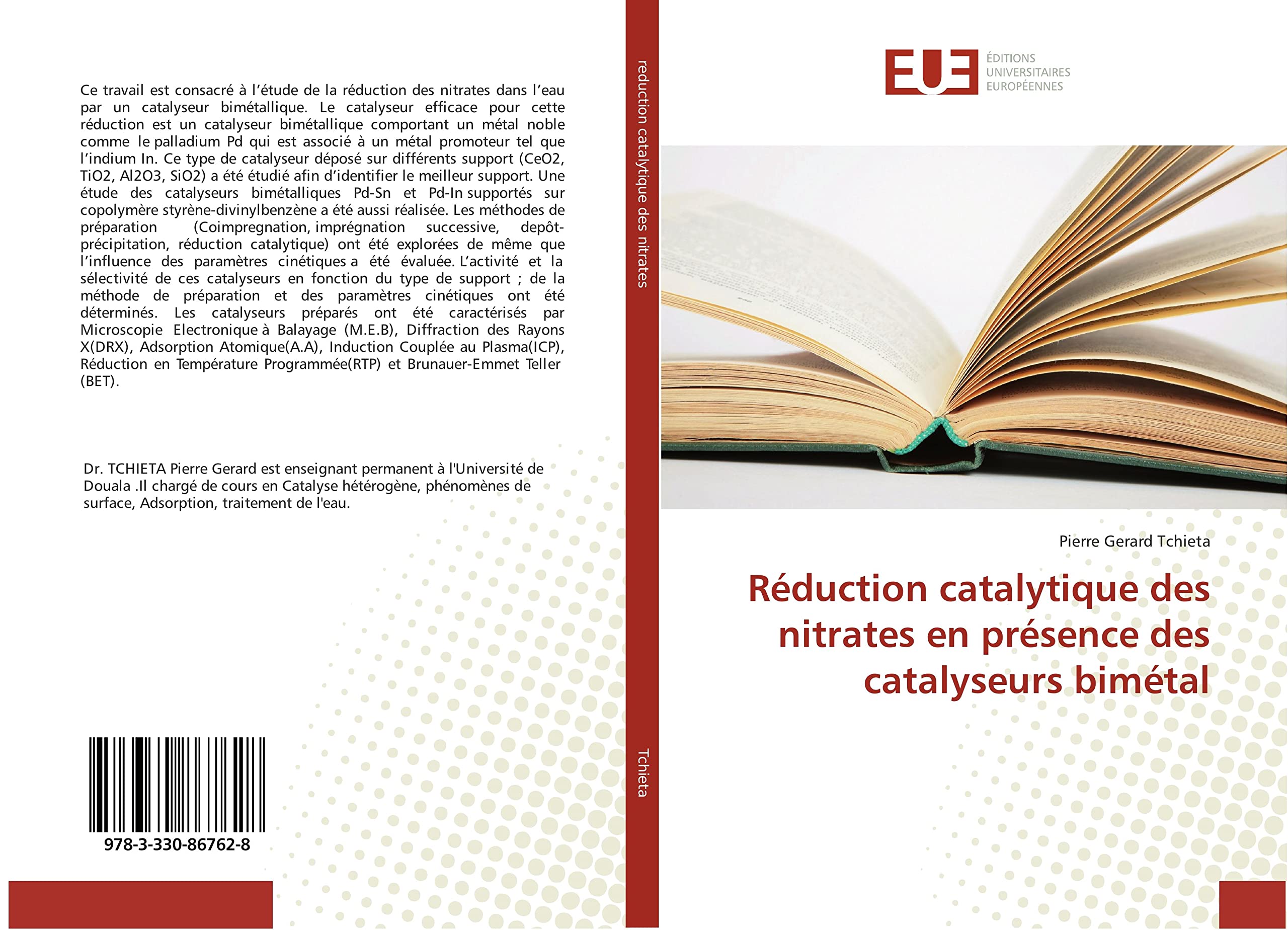 Réduction catalytique des nitrates en présence des catalyseurs bimétal book