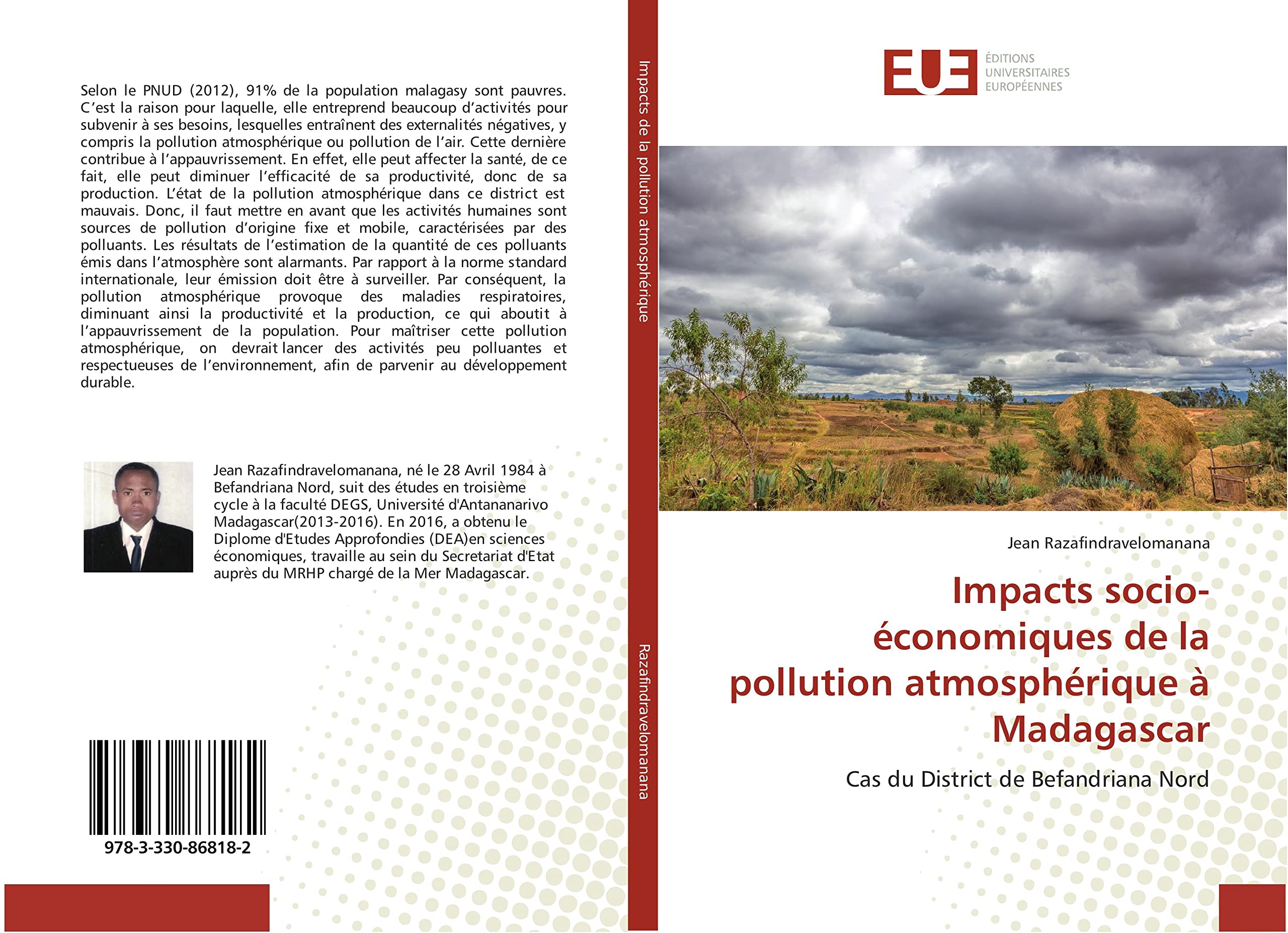 Impacts socio-economiques de la pollution atmospherique A Madagascar: Cas du District de Befandriana Nord book