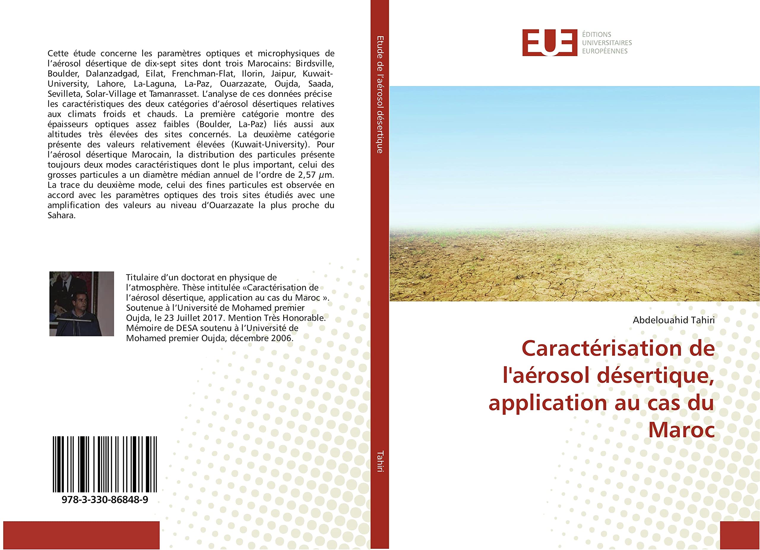 Caractérisation de l'aérosol désertique, application au cas du Maroc book