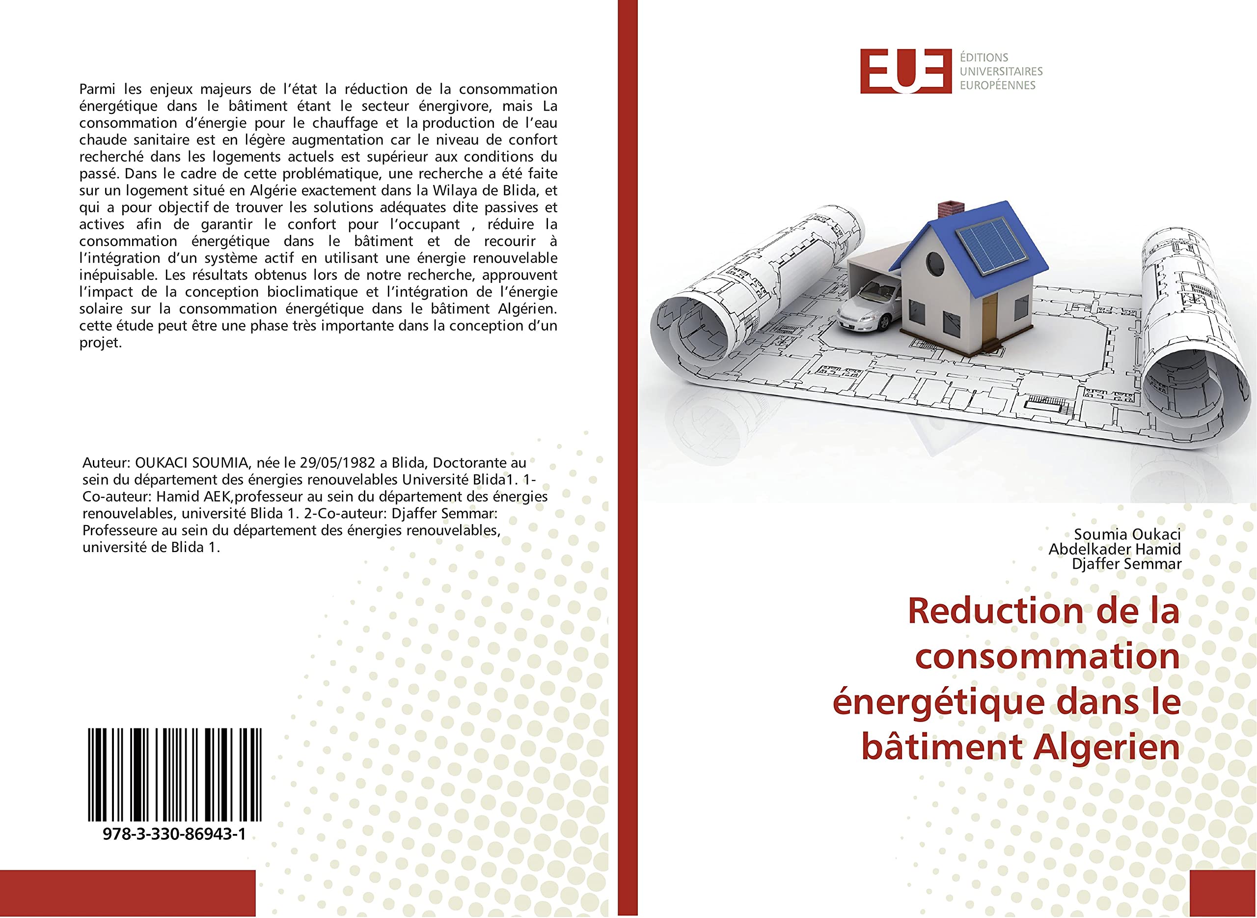 Reduction de la consommation énergétique dans le bâtiment Algerien book