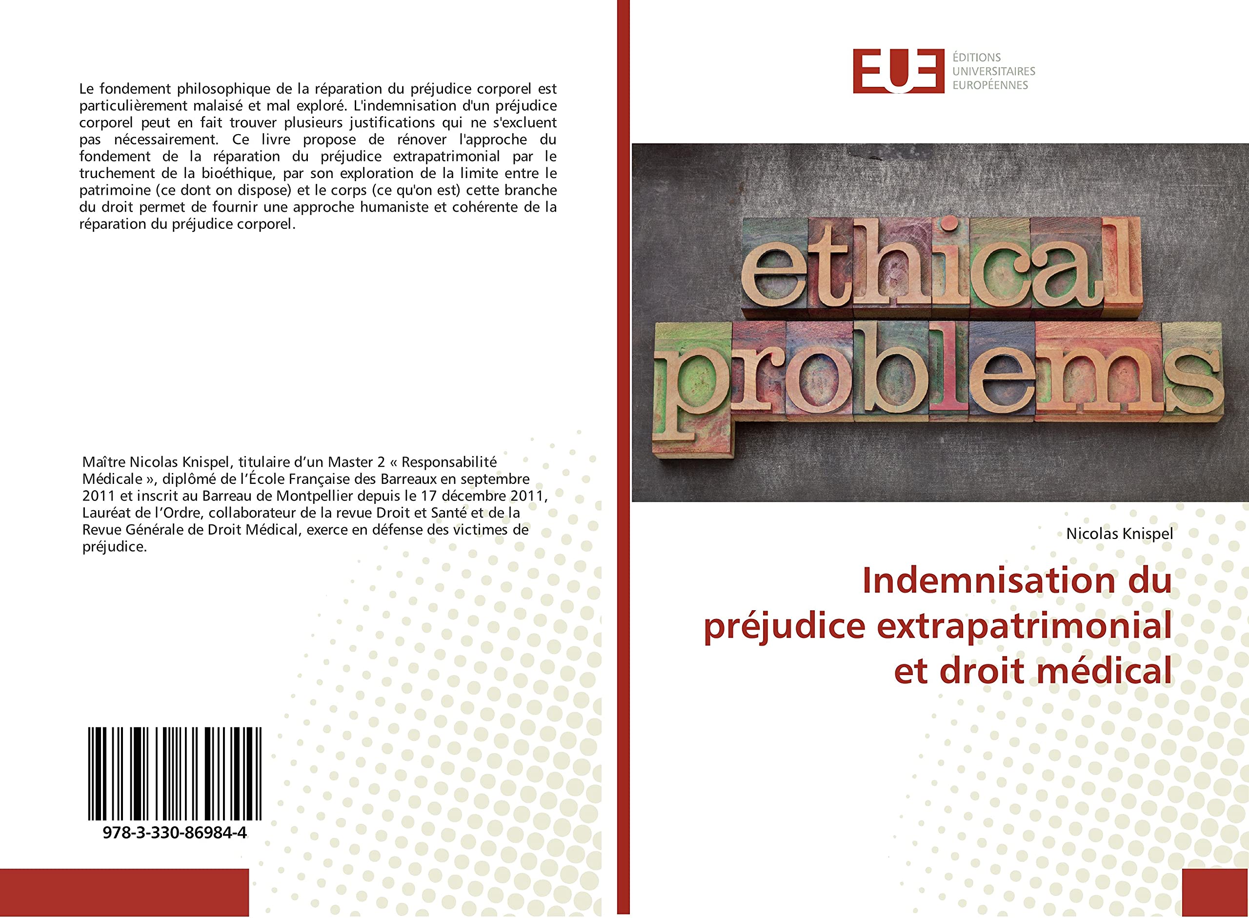 Indemnisation du préjudice extrapatrimonial et droit médical book
