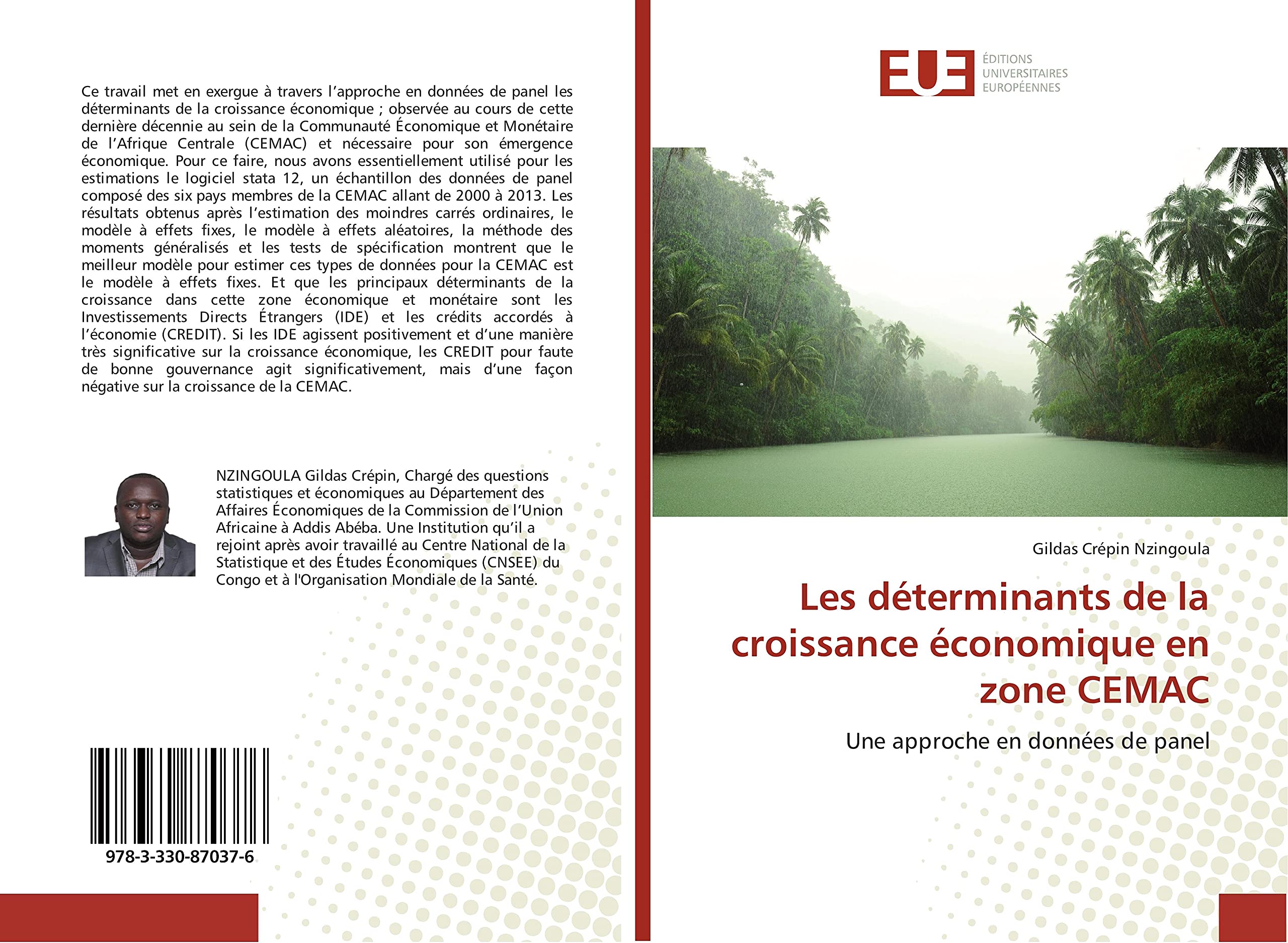 Les déterminants de la croissance économique en zone CEMAC: Une approche en données de panel book