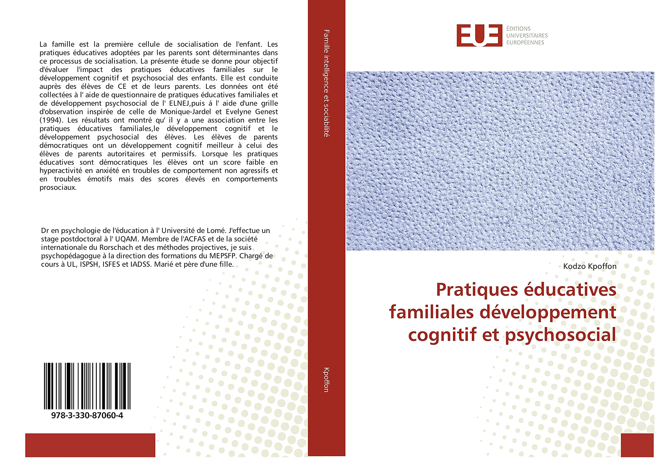 Pratiques éducatives familiales développement cognitif et psychosocial book