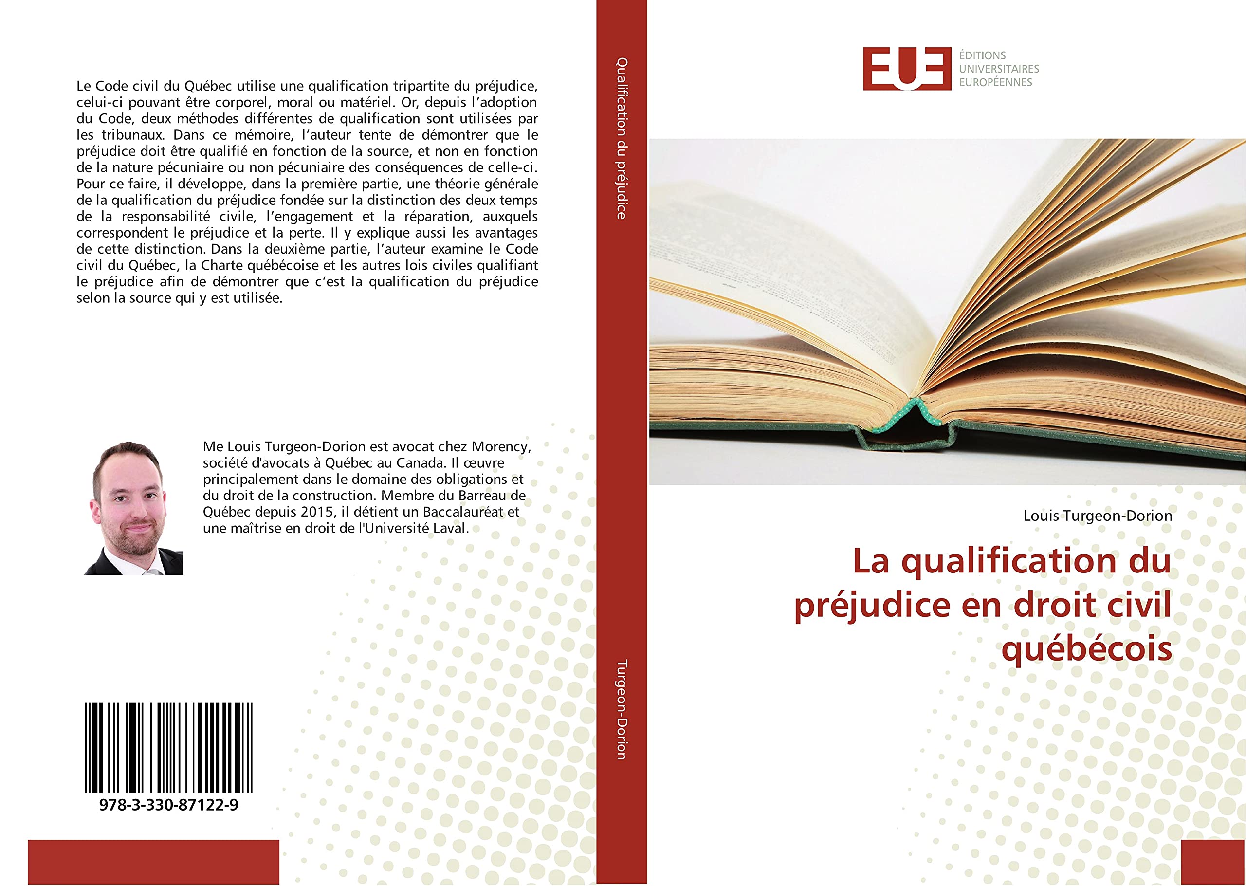 La qualification du préjudice en droit civil québécois book
