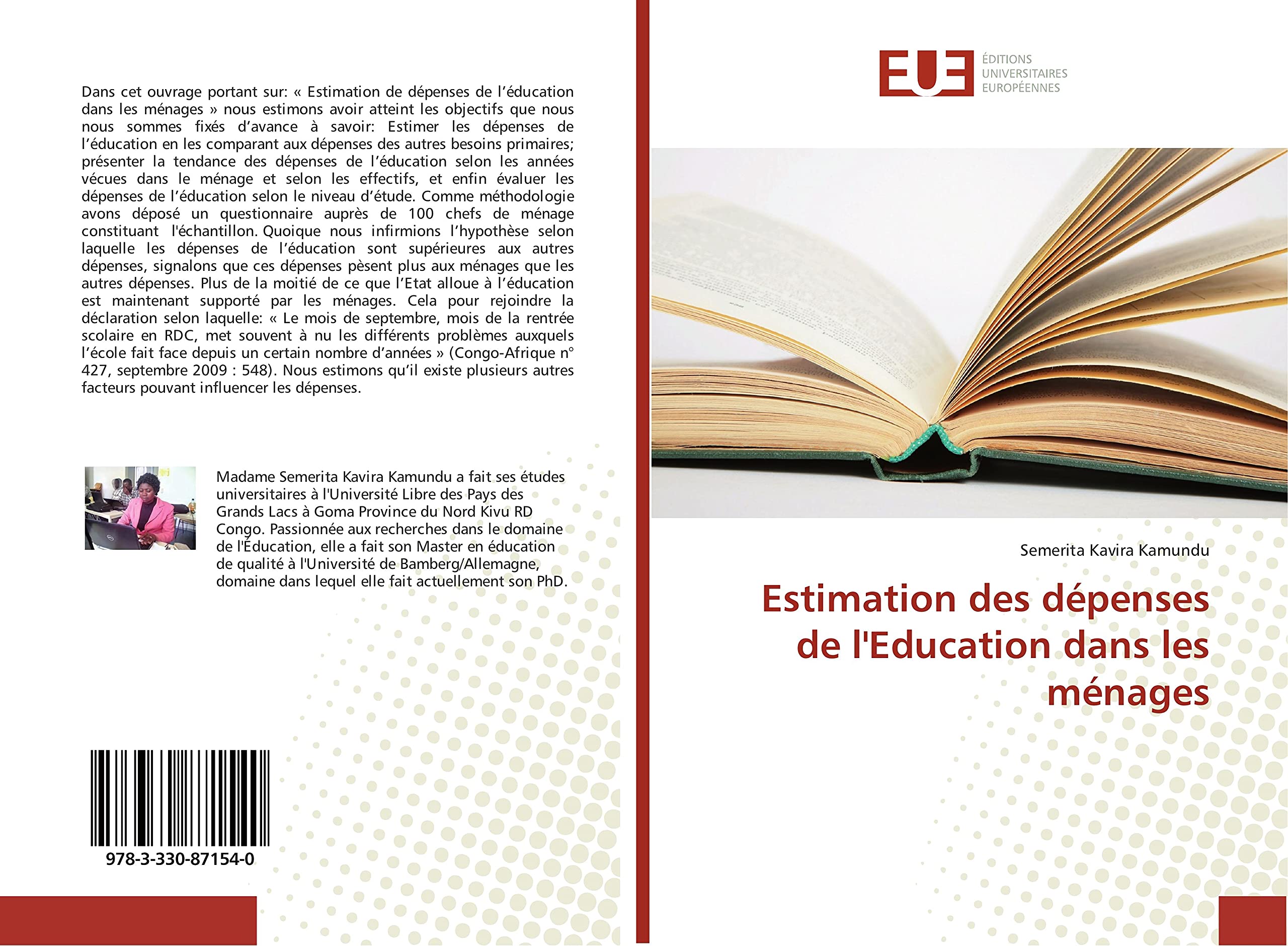 Estimation des dépenses de l'Education dans les ménages book