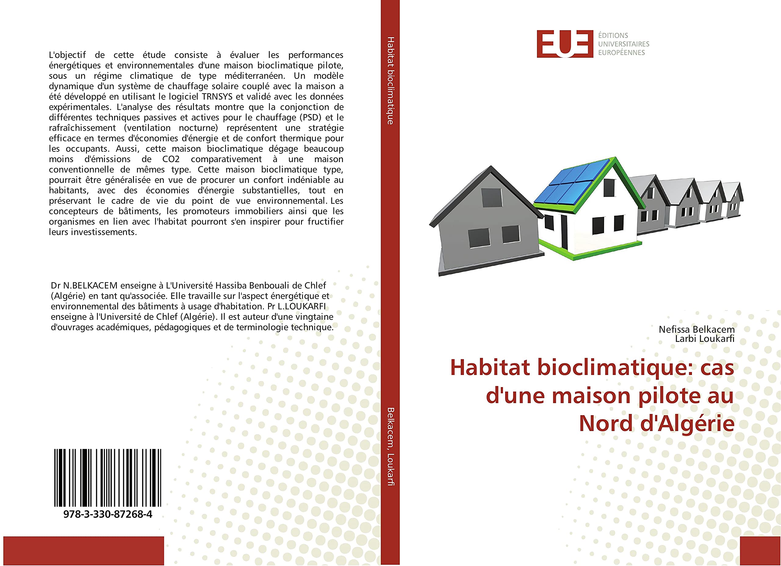 Habitat bioclimatique: cas d'une maison pilote au Nord d'Algérie book