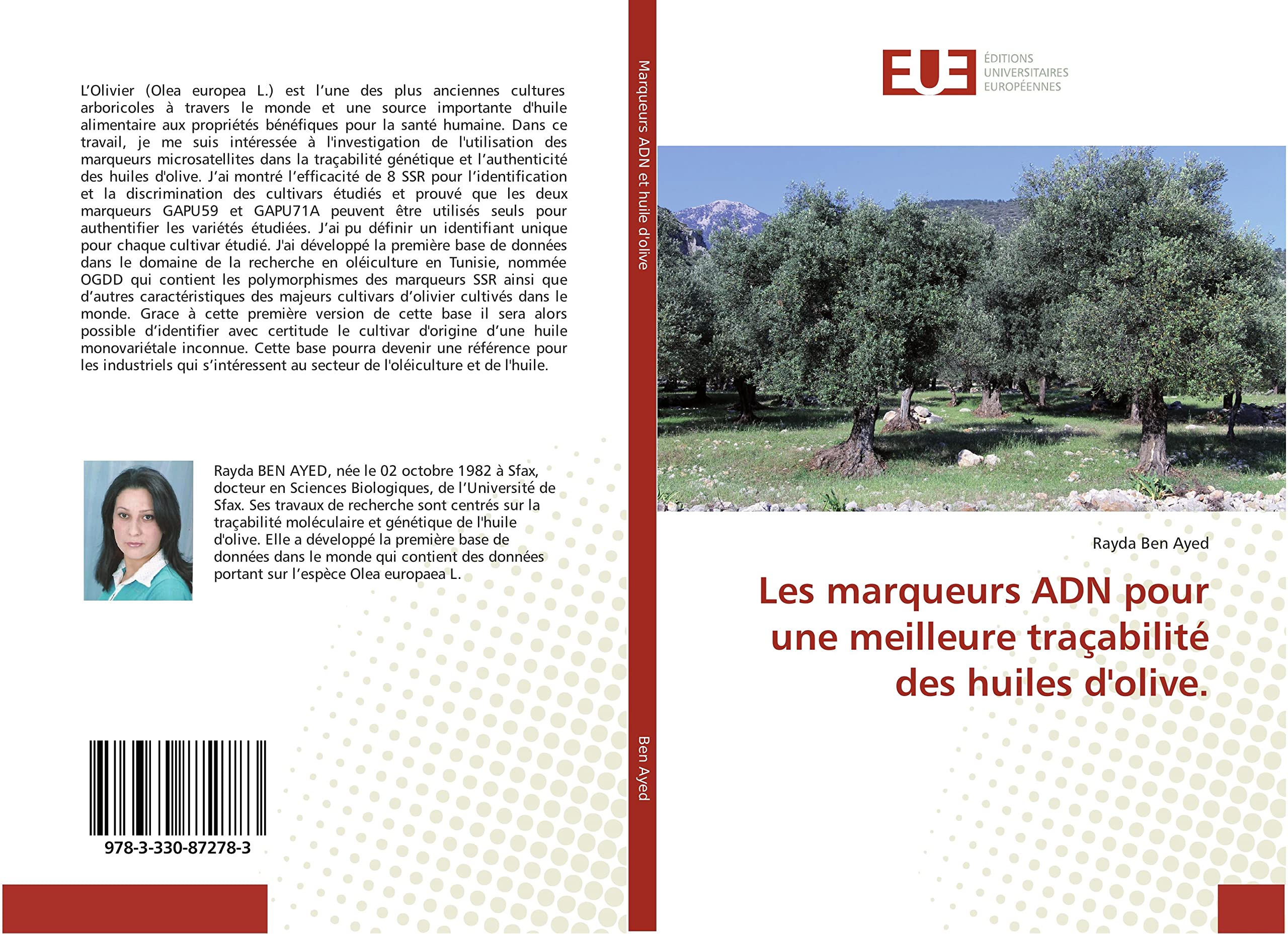 Les marqueurs ADN pour une meilleure traçabilité des huiles d'olive. book