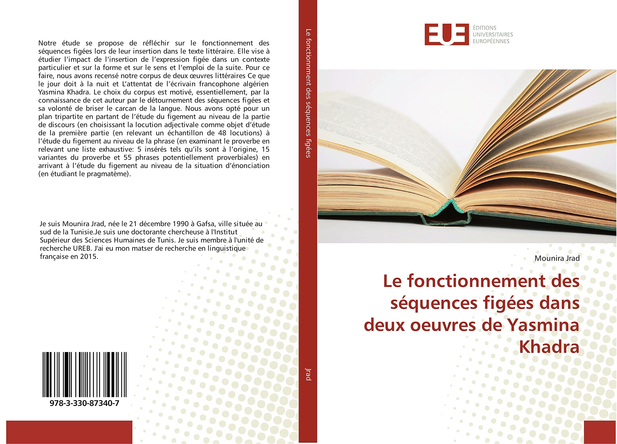Le fonctionnement des sequences figees dans deux oeuvres de Yasmina Khadra book