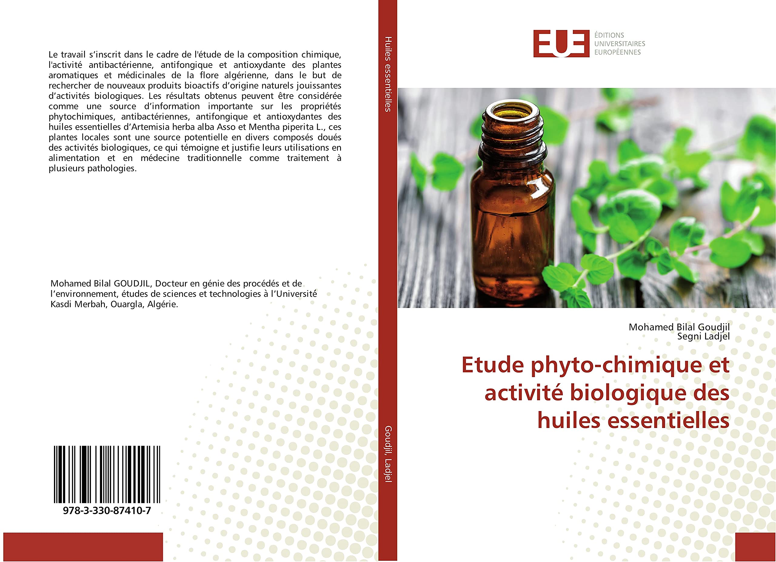 Etude phyto-chimique et activité biologique des huiles essentielles book