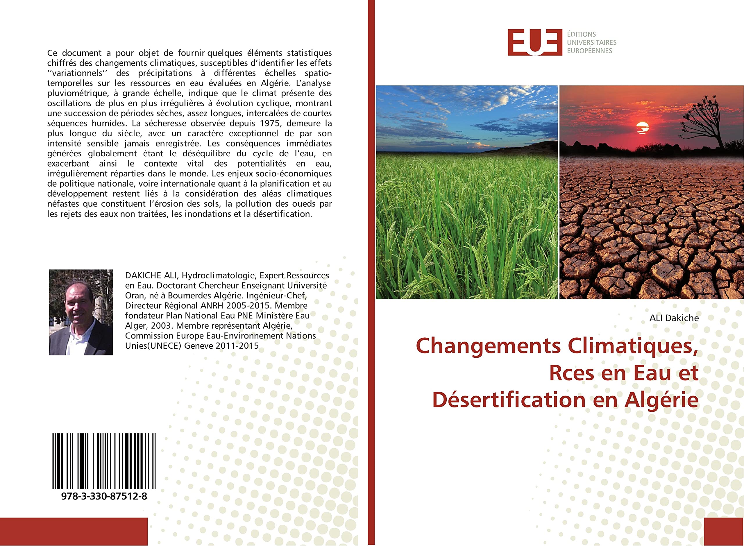 Changements Climatiques, Rces en Eau et Désertification en Algérie book