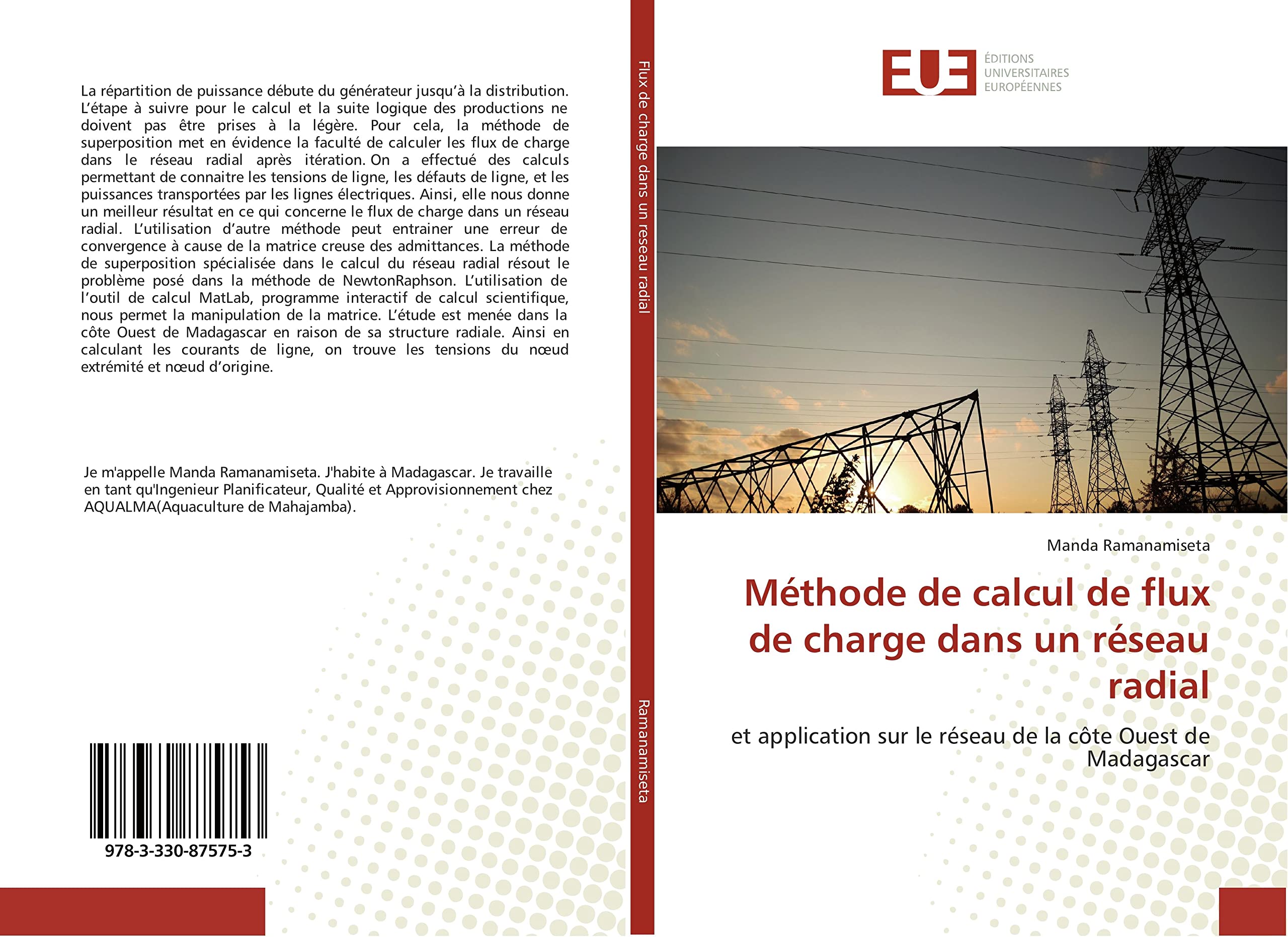 Méthode de calcul de flux de charge dans un réseau radial: et application sur le réseau de la côte Ouest de Madagascar book