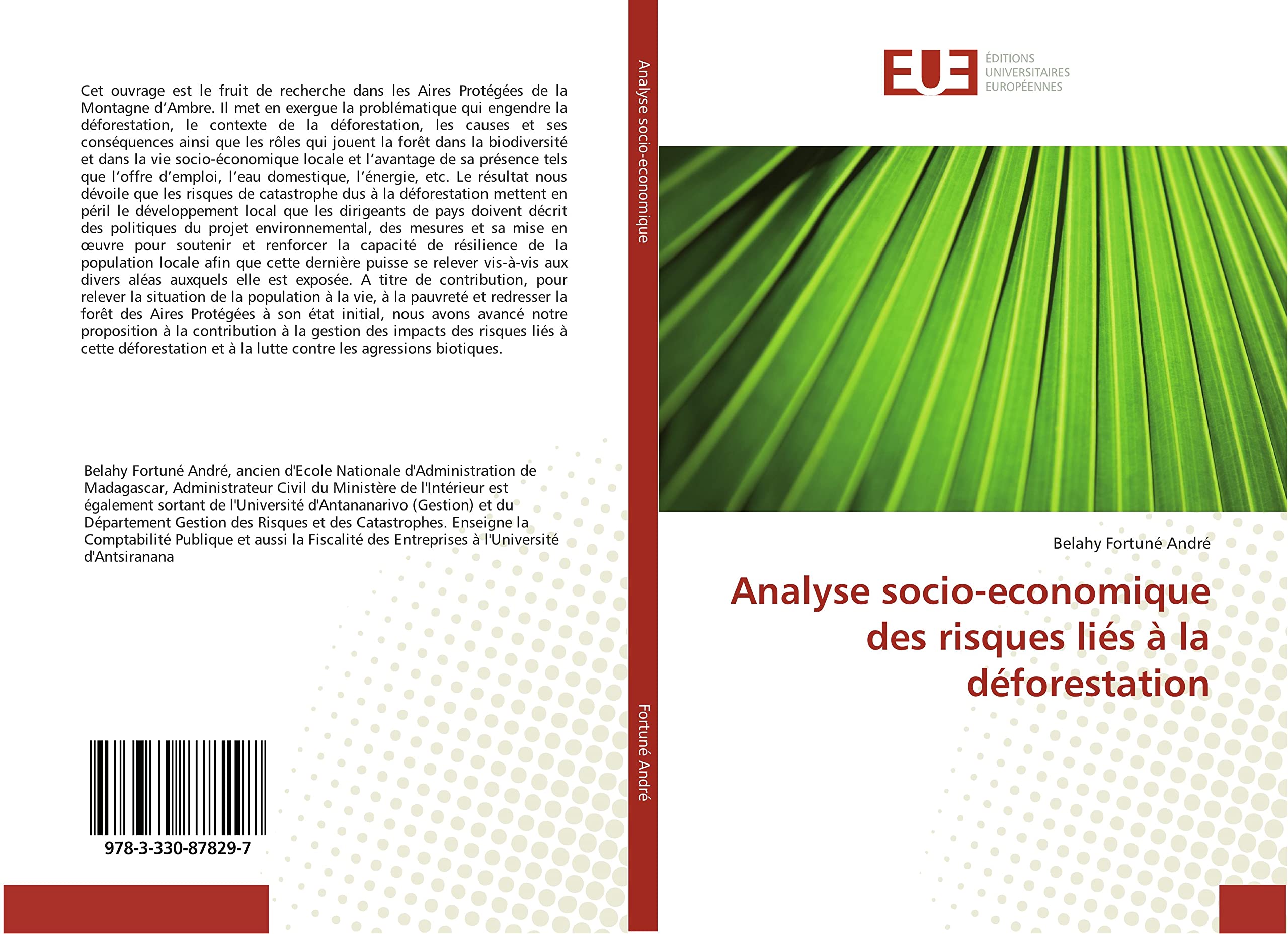Analyse socio-economique des risques liés à la déforestation book