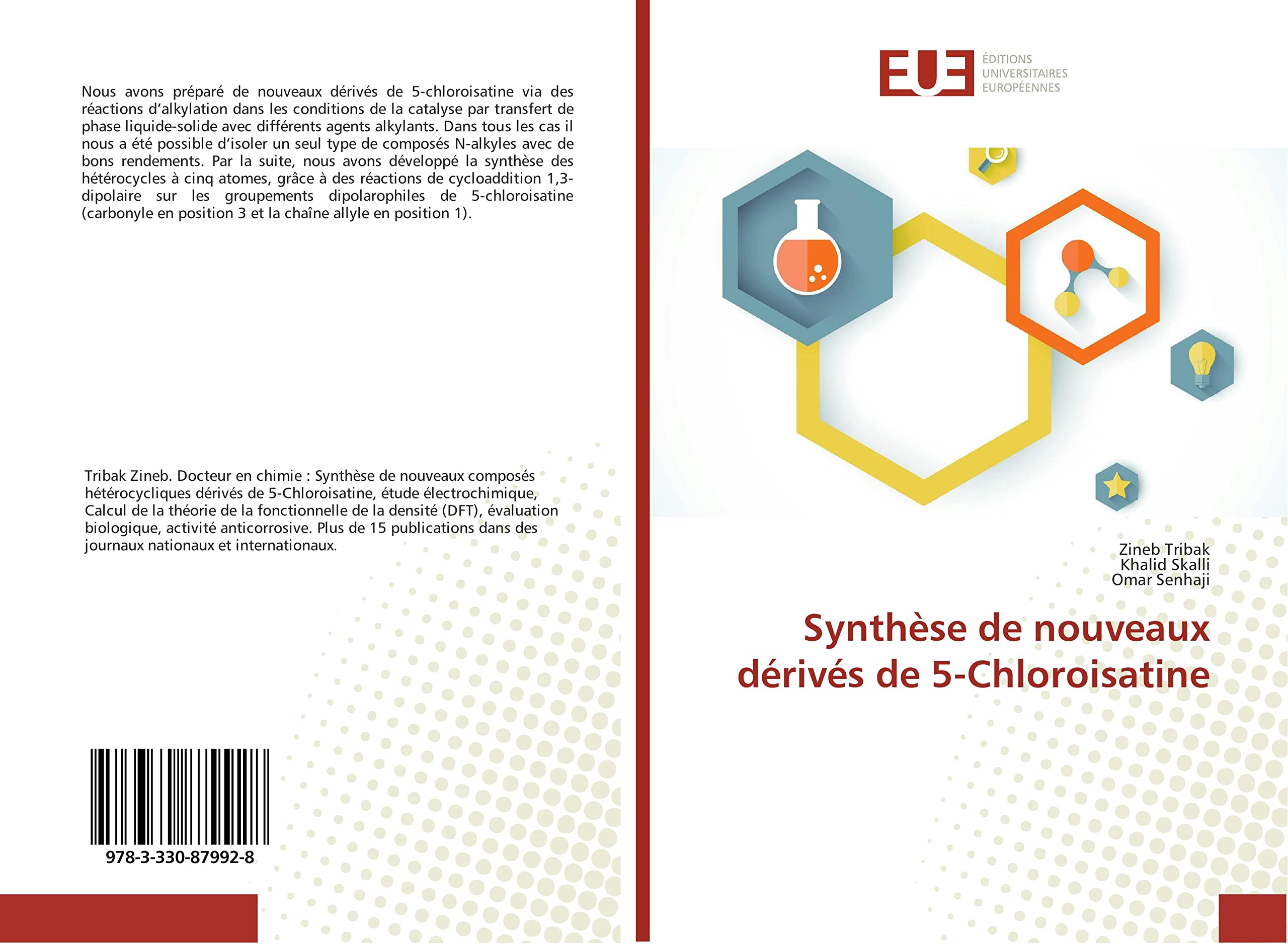 Synthèse de nouveaux derives de 5-Chloroisatine book