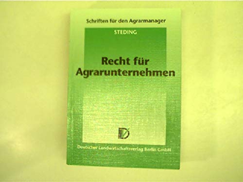 Recht für Agrarunternehmen Law