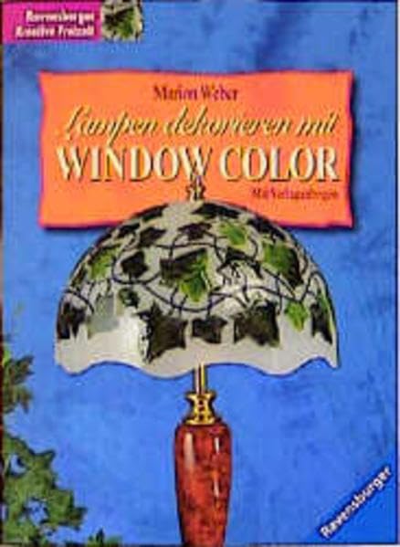 Lampen dekorieren mit Window Color Hobbies & Crafts