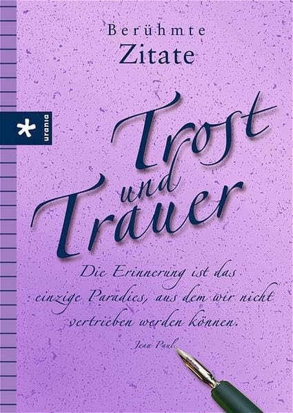 Product Image: Trost und Trauer: Berühmte Zitate