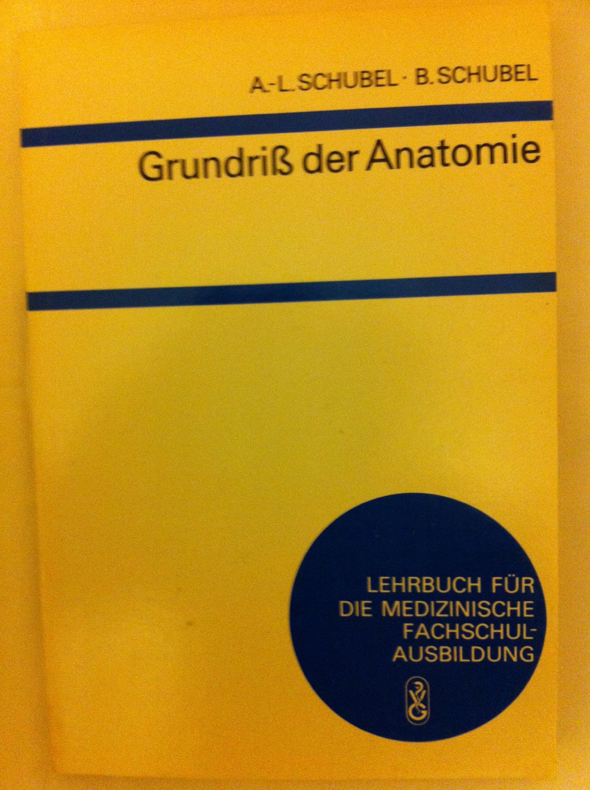 Grundriß der Anatomie Books