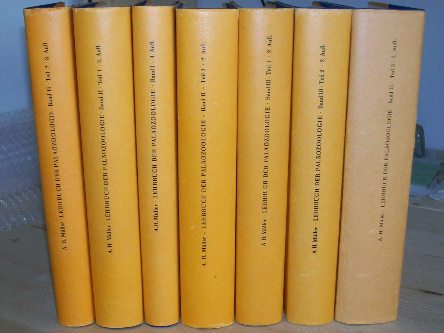 Lehrbuch der Paläozoologie, Band 1-3 (7 Bände) Law