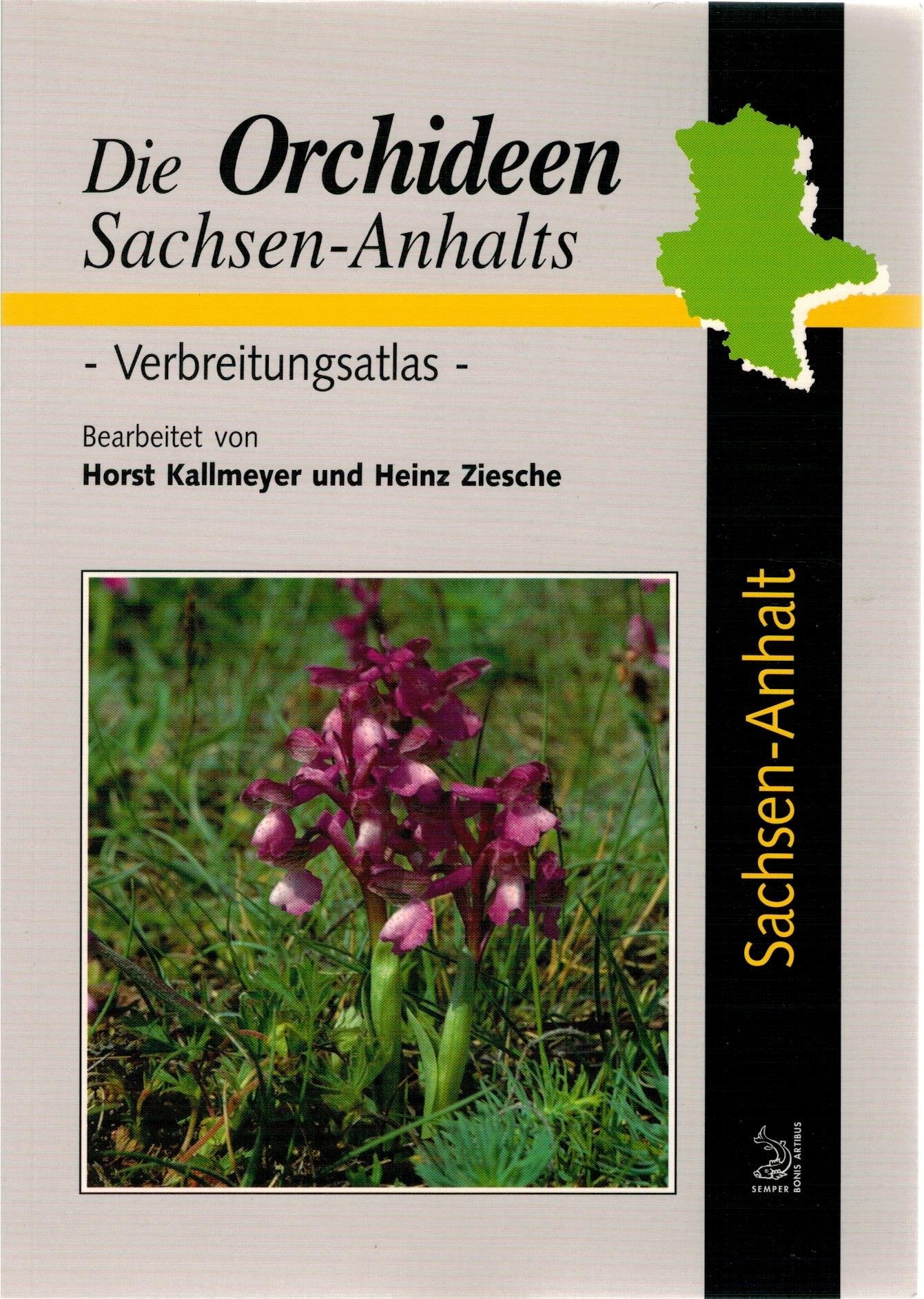 Die Orchideen Sachsen-Anhalts: Verbreitungsatlas (German Edition) book