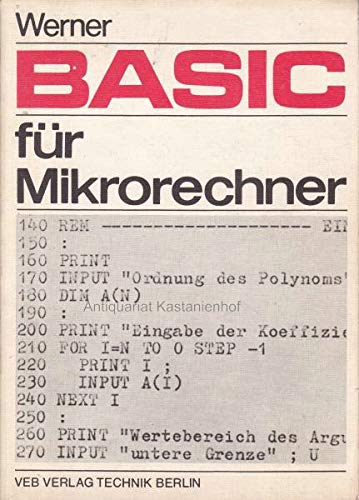 BASIC für Mikrorechner Books