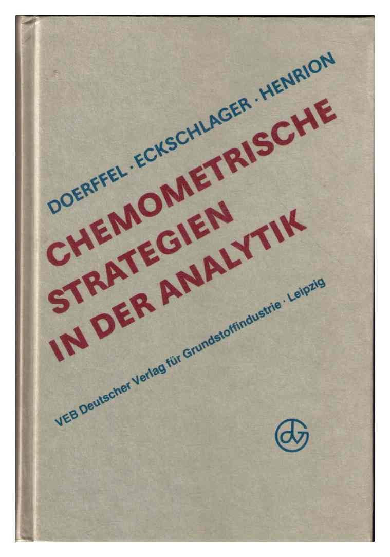 Chemometrische Strategien in der Analytik. book
