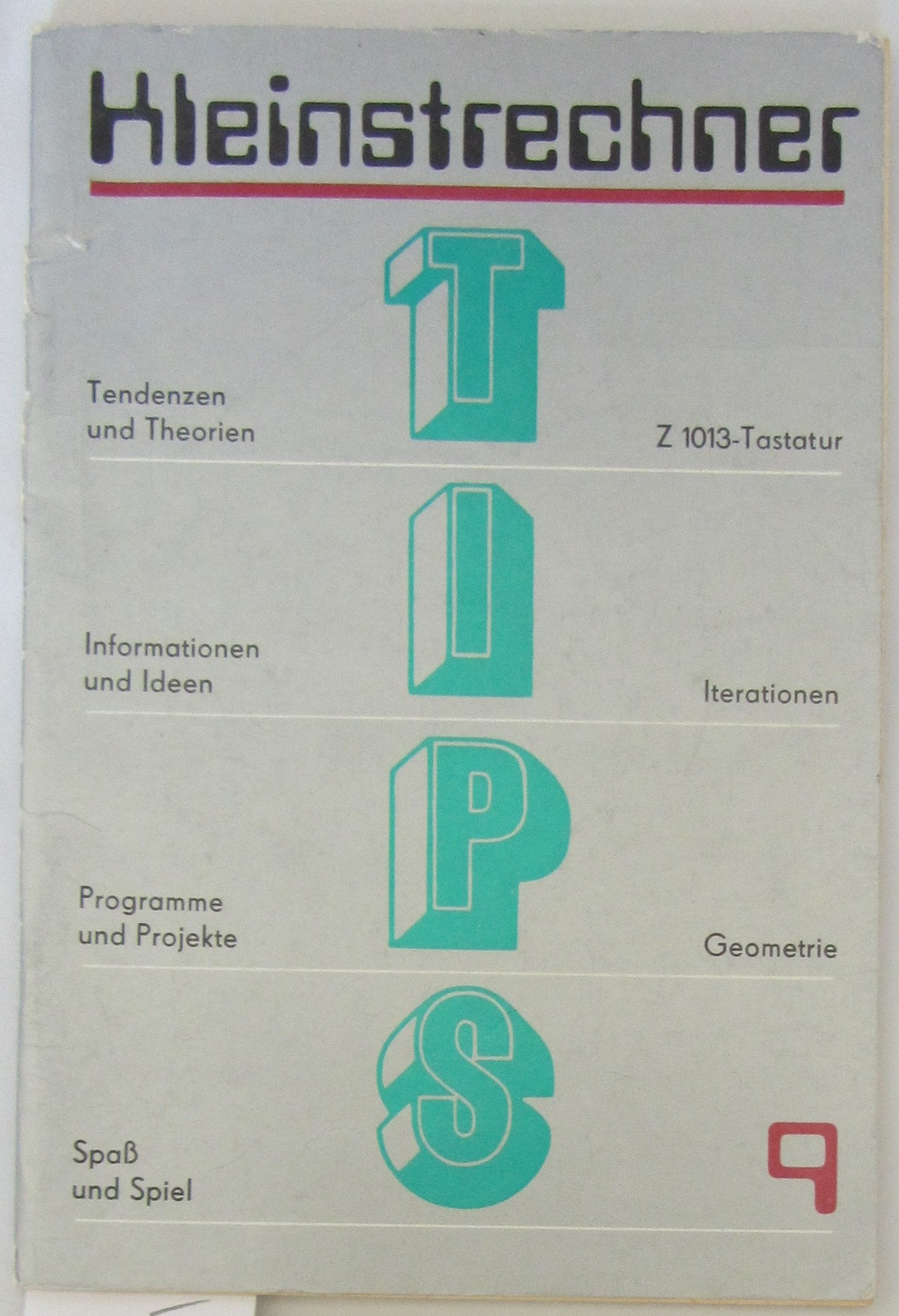 Kleinstrechner-Tips, Heft 9 Books