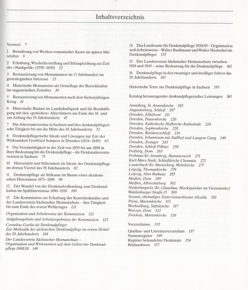 Geschichte der Denkmalpflege Sachsen. Von den Anfängen bis zum Neubeginn 1945 Film, Art & Culture