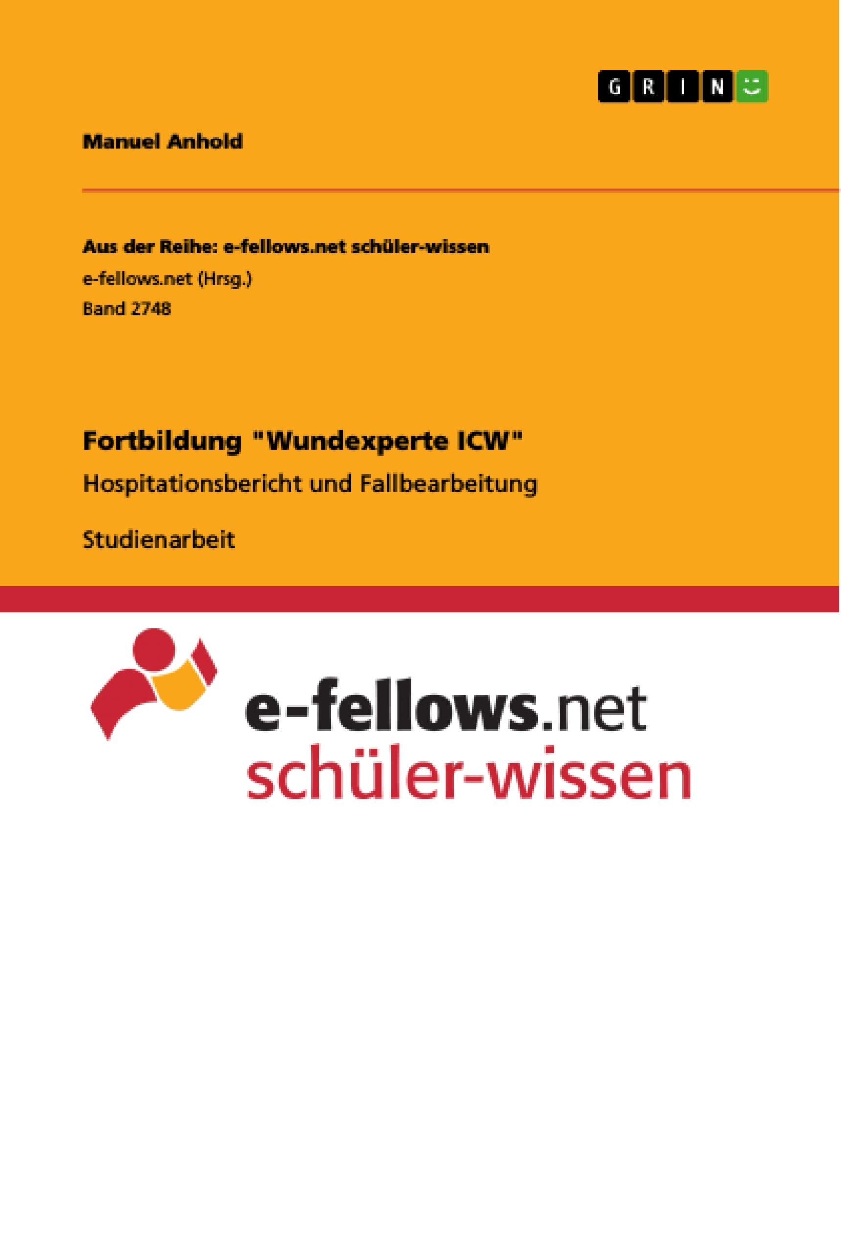 Product Image: Fortbildung "Wundexperte ICW"
