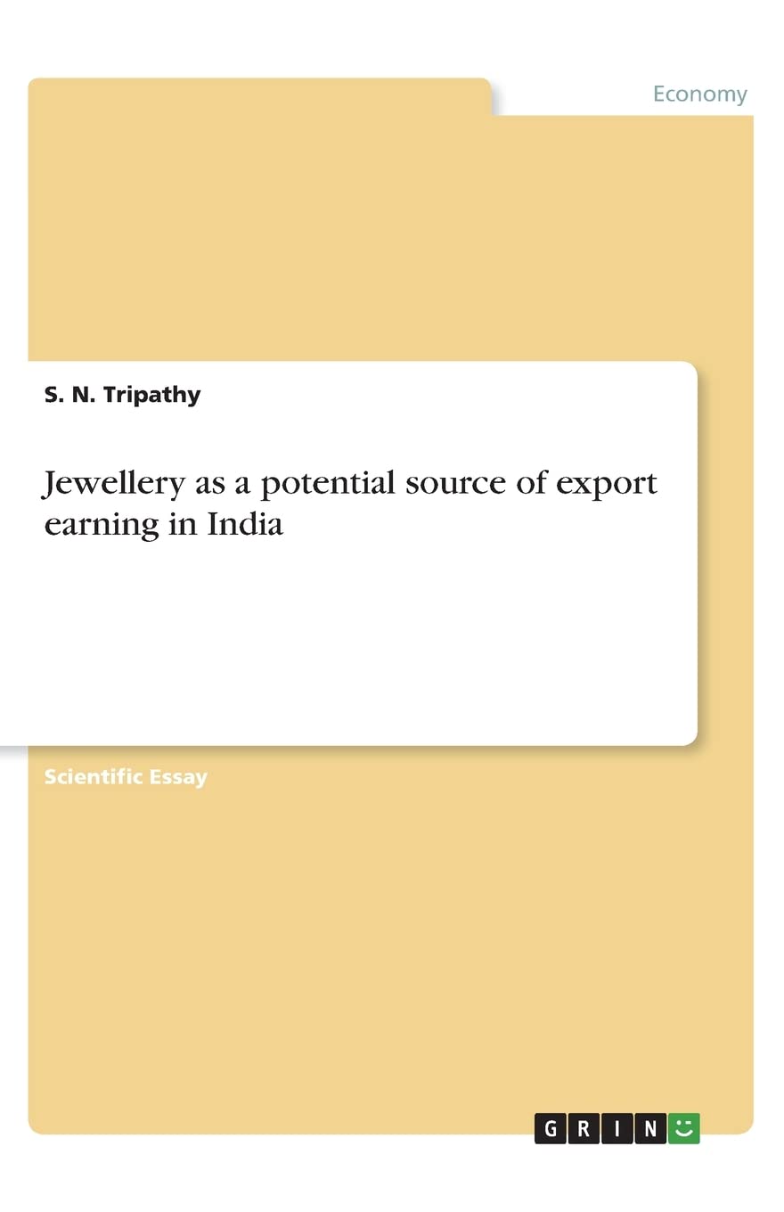 Jewellery as a potential source of export earning in India Law