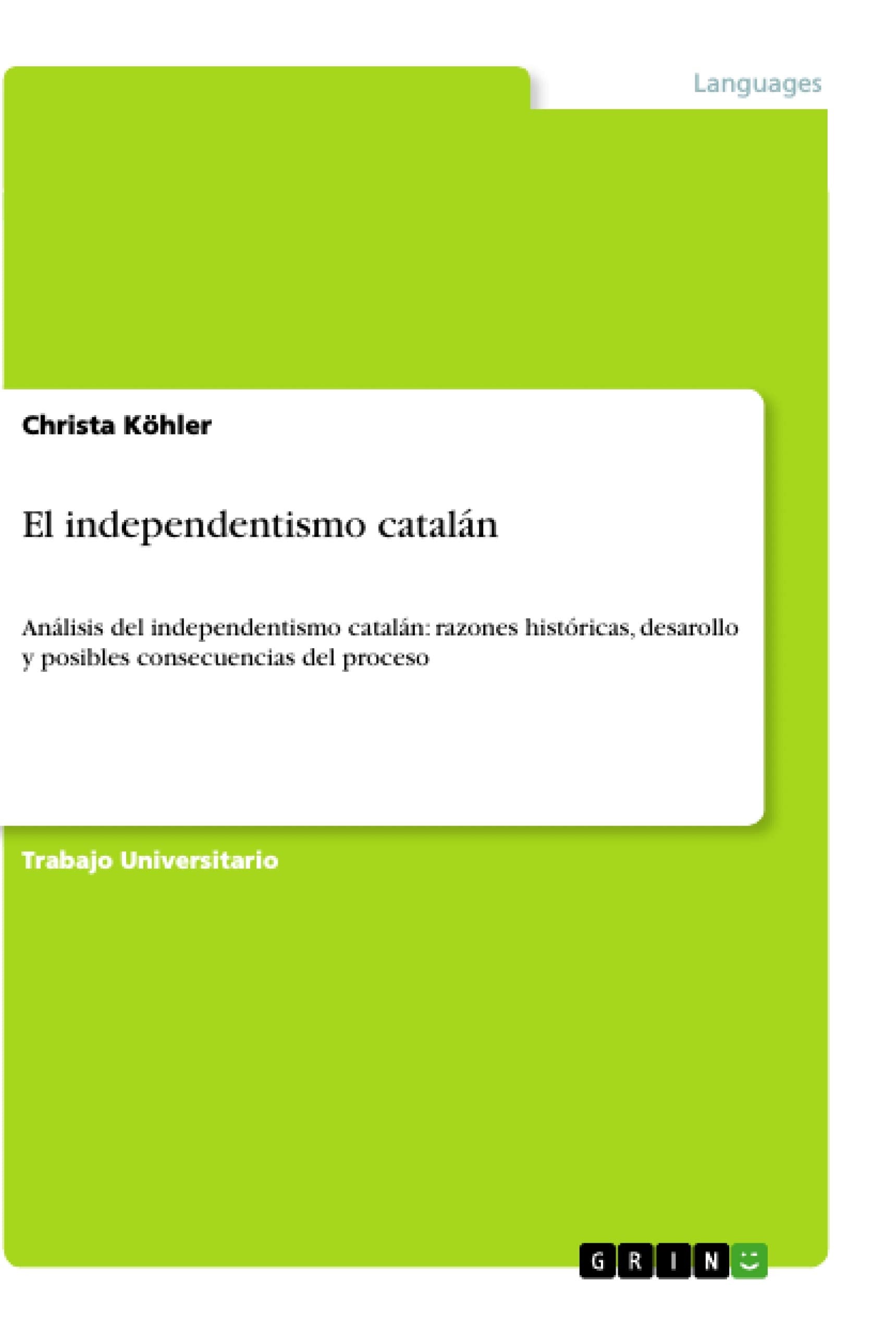 Product Image: El independentismo catalán