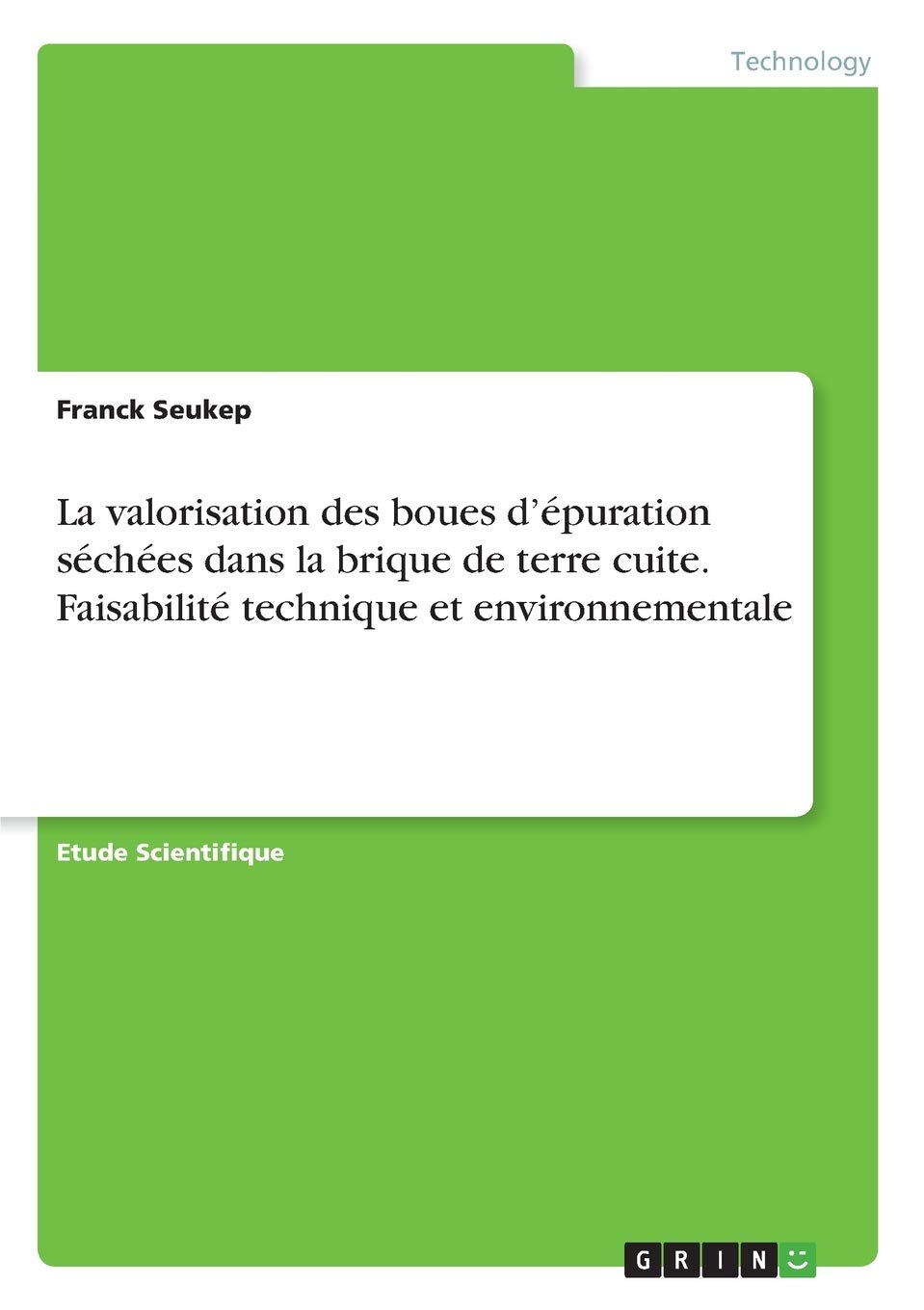 La valorisation des boues d'épuration séchées dans la brique de terre cuite. Faisabilité technique et environnementale Business & Technology