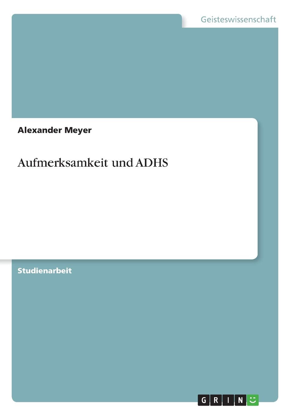Product Image: Aufmerksamkeit und ADHS