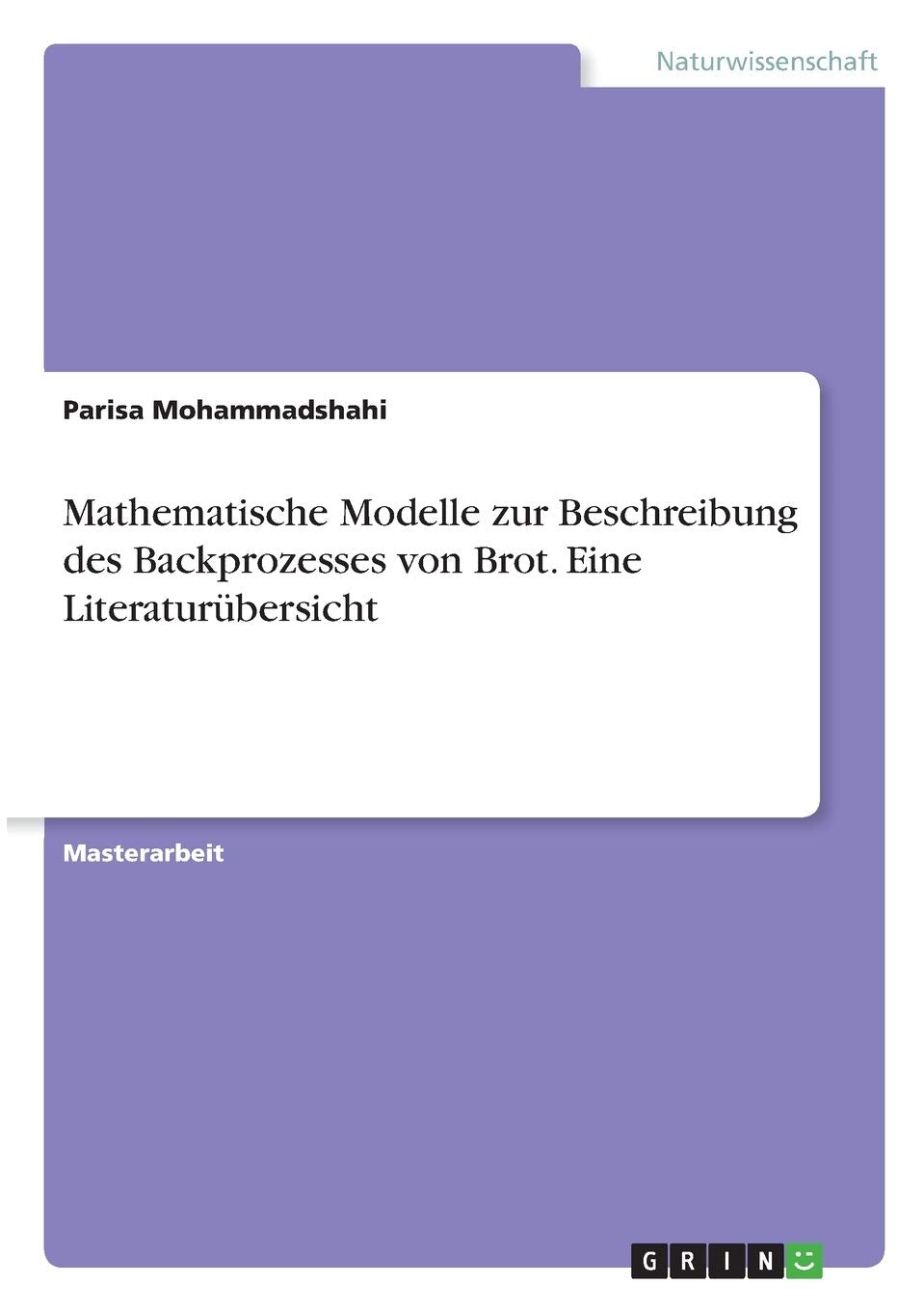 Mathematische Modelle zur Beschreibung des Backprozesses von Brot. Eine Literaturübersicht: Magisterarbeit Mathematics