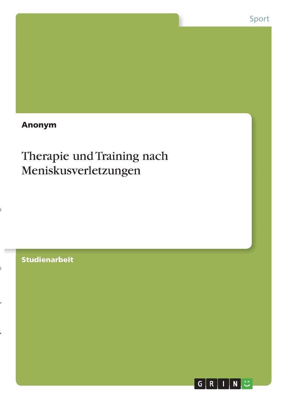 Therapie und Training nach Meniskusverletzungen Leisure & Fun