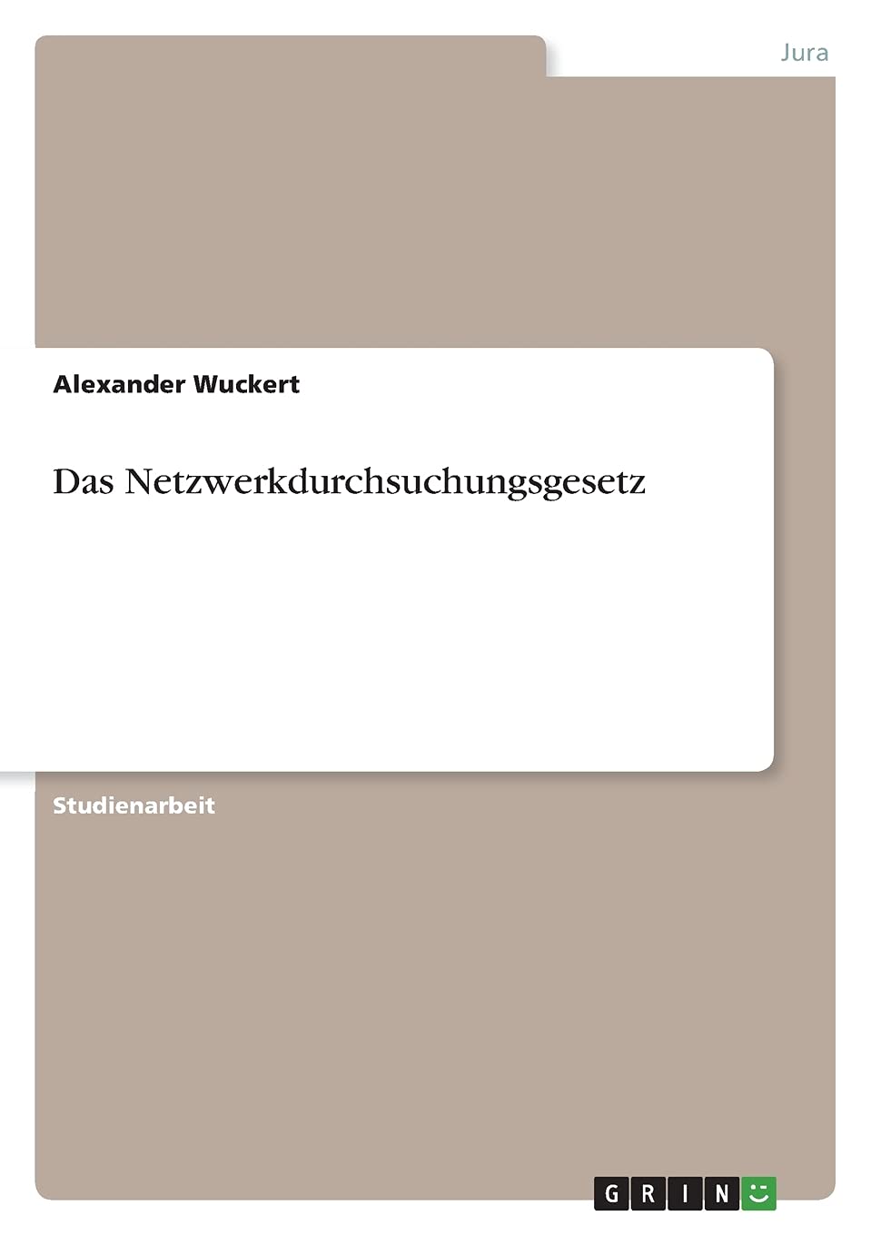 Product Image: Das Netzwerkdurchsuchungsgesetz
