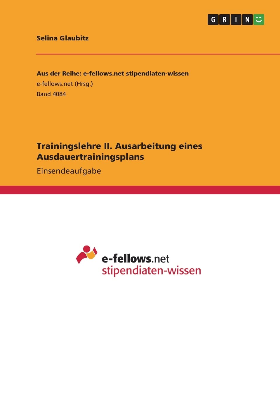 Trainingslehre II. Ausarbeitung eines Ausdauertrainingsplans Leisure & Fun