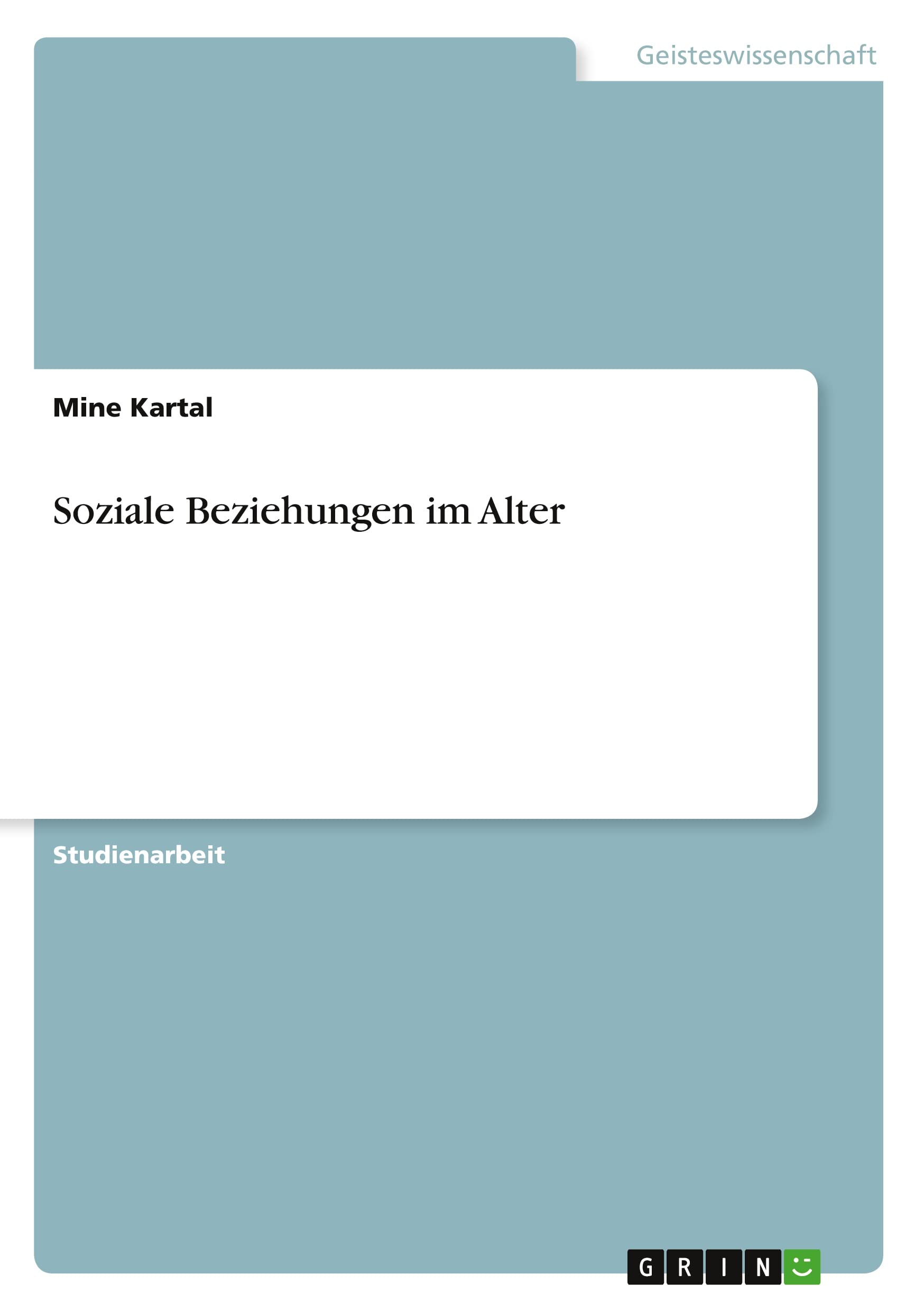 Soziale Beziehungen im Alter Law