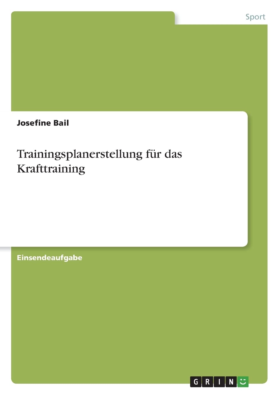 Trainingsplanerstellung für das Krafttraining Leisure & Fun
