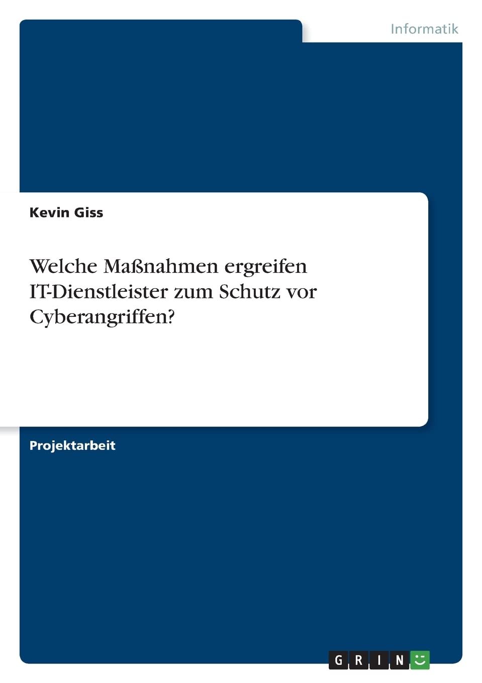 Welche Maßnahmen ergreifen IT-Dienstleister zum Schutz vor Cyberangriffen? Computer Science