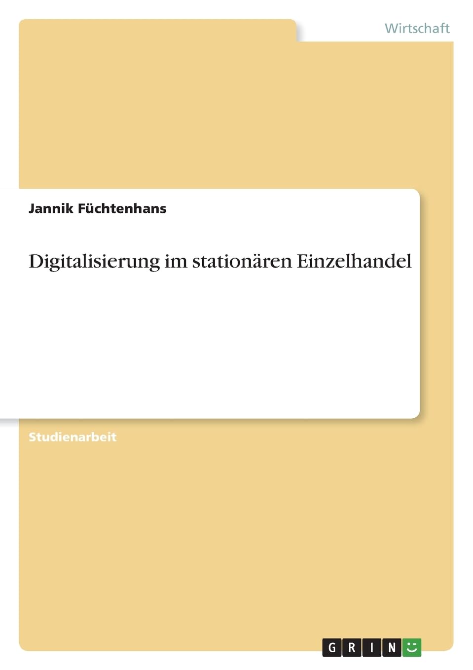 Digitalisierung im stationären Einzelhandel Law