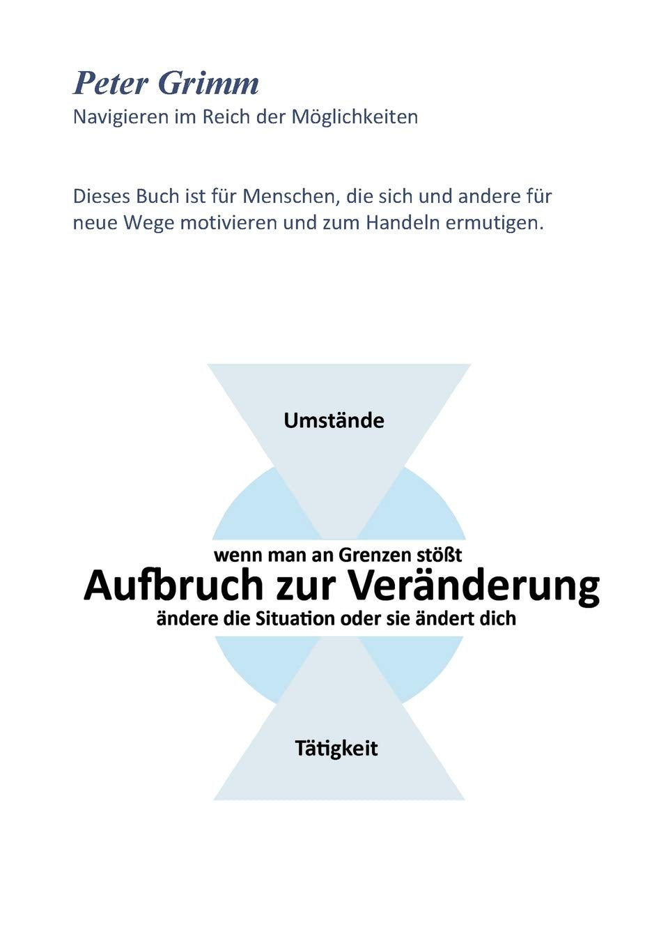 Aufbruch zur Veränderung ...wenn man an Grenzen stößt- ändere die Situation oder sie ändert dich... Science
