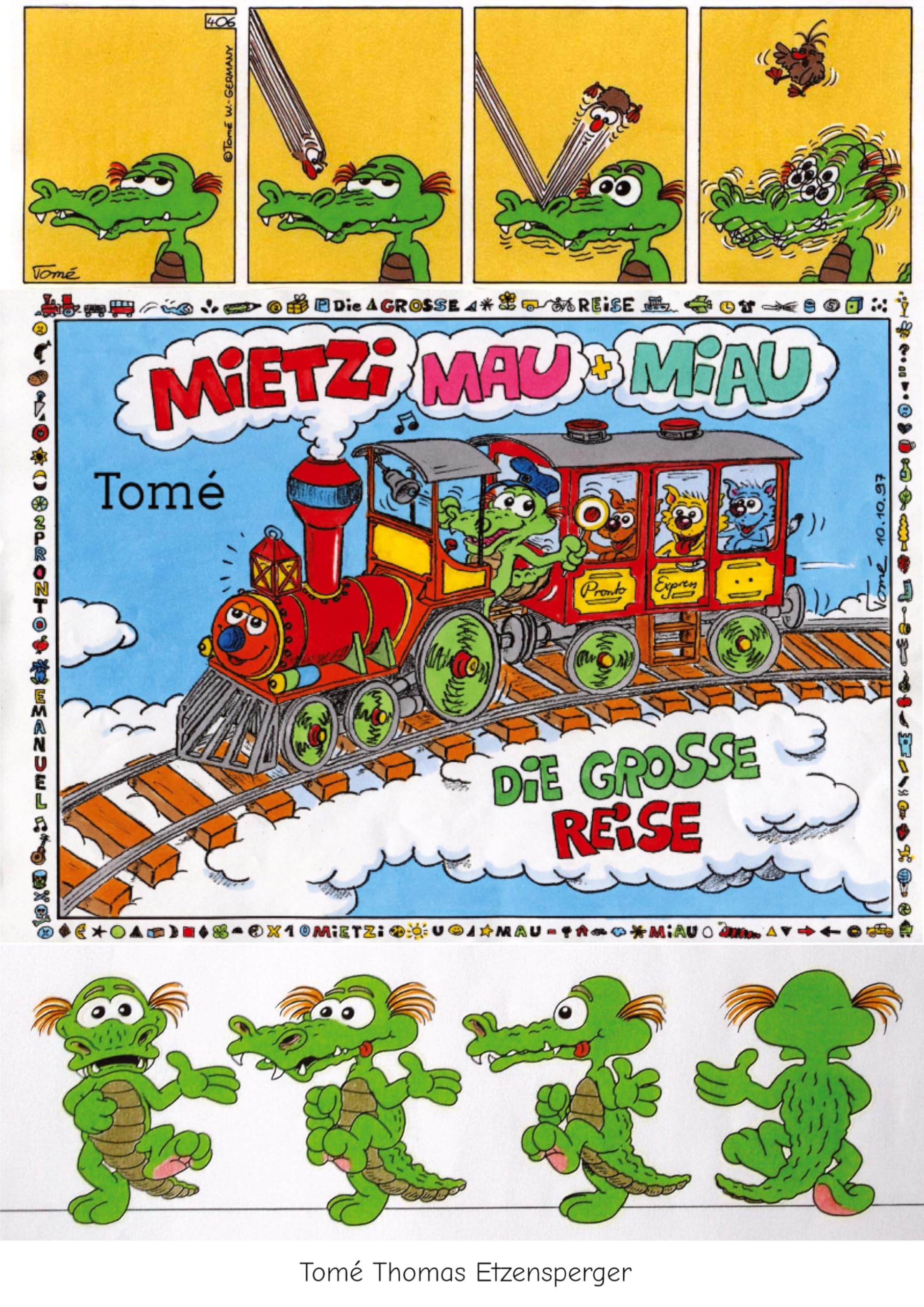 Mietzi, Mau und Miau / Katzenabenteuer Cartoons