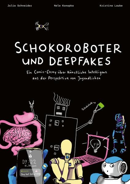 Schokoroboter und Deepfakes: Ein Comic-Essay über Künstliche Intelligenz aus der Perspektive von Jugendlichen Manga