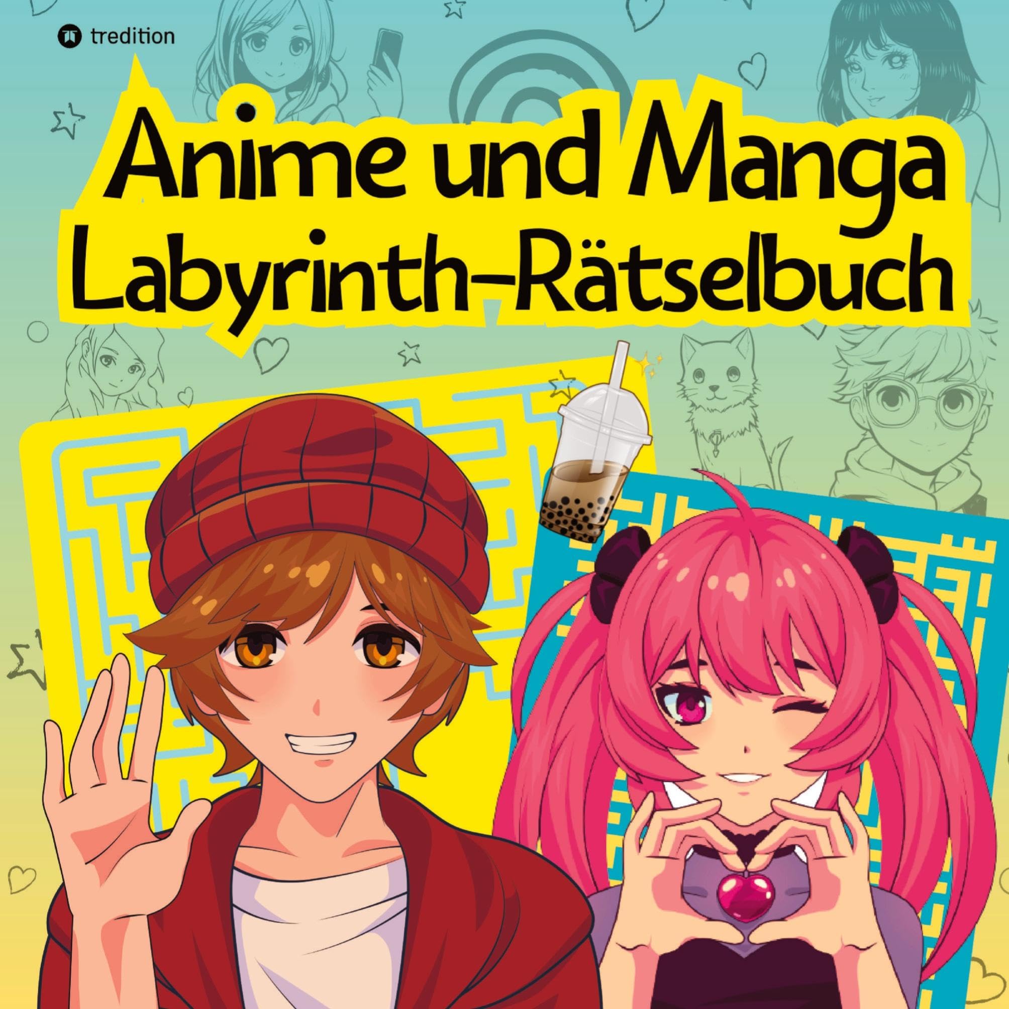 Labyrinth Rätselbuch Anime und Manga für Teenager und Kinder Puzzel Beschäftigungsbuch Geschenkidee Weihnachten Adventszeit zum Wichteln Nikolaus: ... Jungen ab 10 Jahre Manga Anime Buch Geschenk Manga