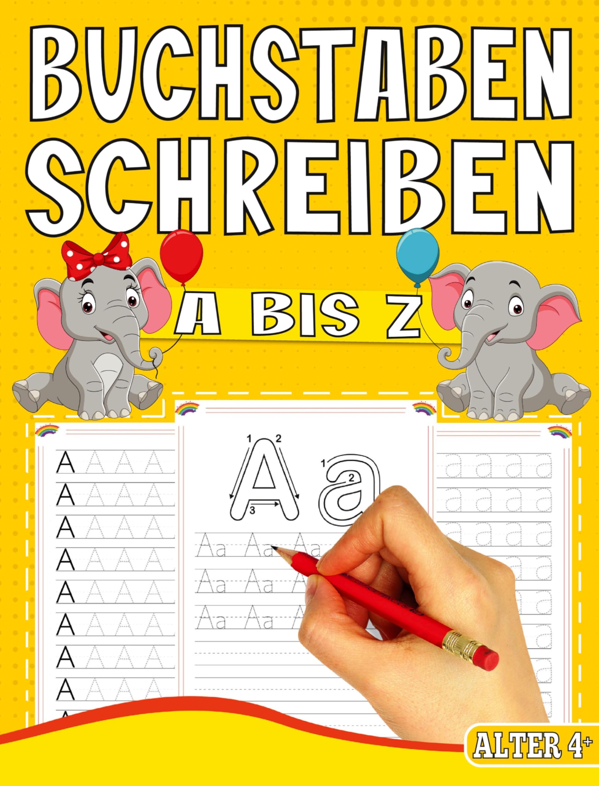 BUCHSTABEN SCHREIBEN LERNEN A BIS Z - MIT TOLLEN TIER MOTIVEN Parents & Children