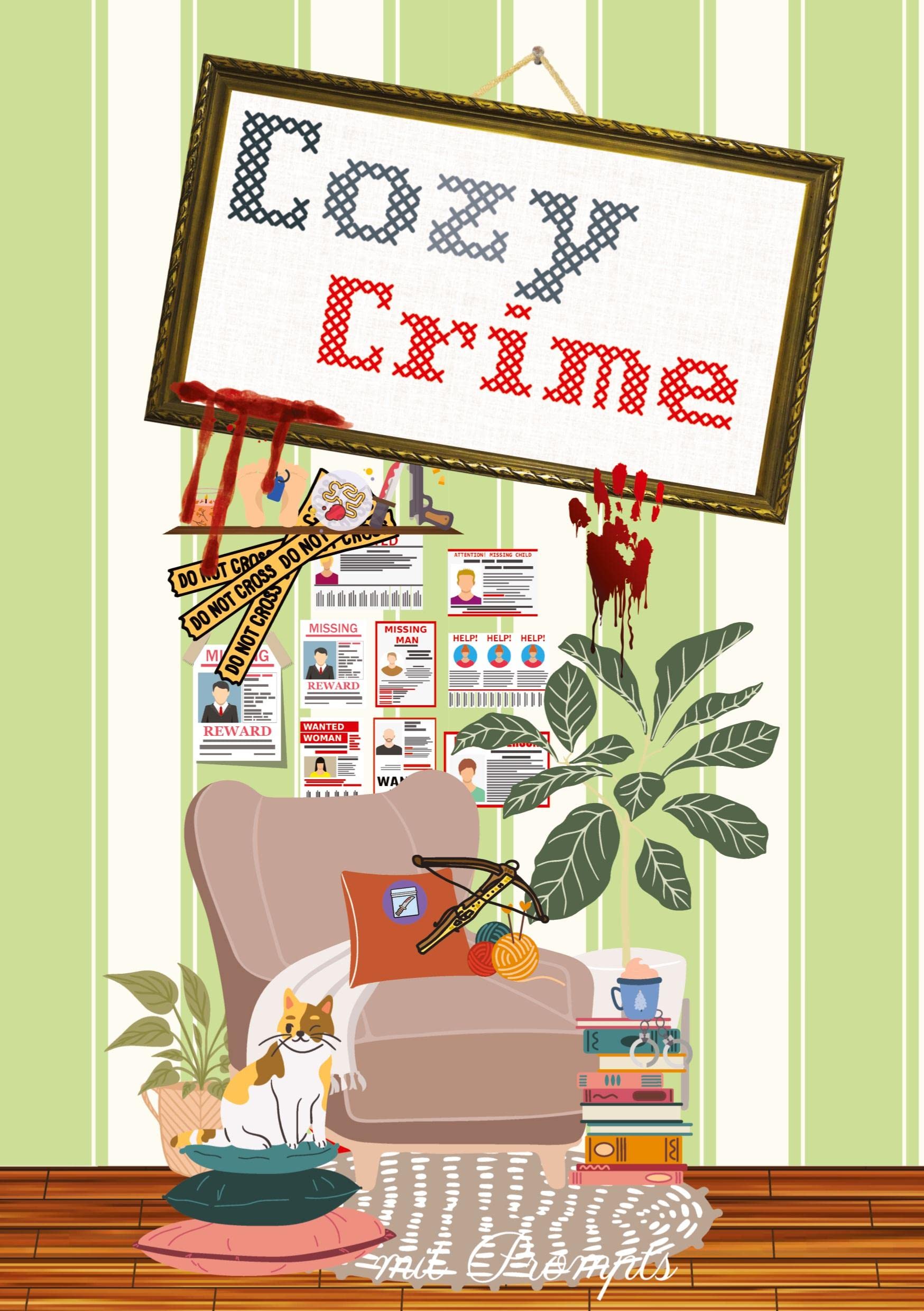 Cozy Crime Schreibjournal: Für Schriftsteller Autoren Notizbuch Journal mit Schreibübungen Anti Procrastination Stationery